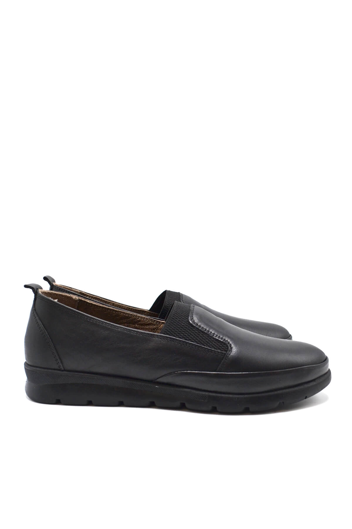 Kadın Comfort Deri Ayakkabı Siyah 2224709K - Thumbnail