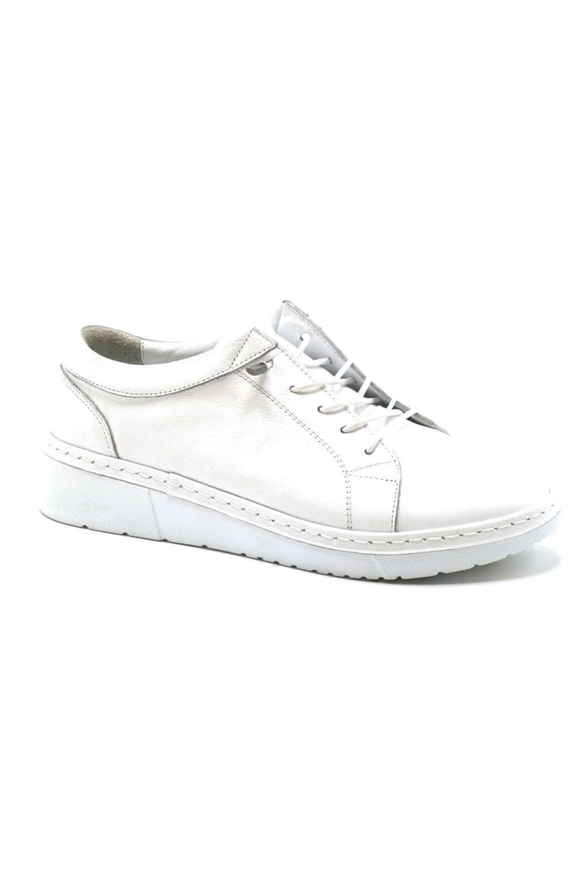 Kadın Comfort Deri Ayakkabı Beyaz 23150003Y