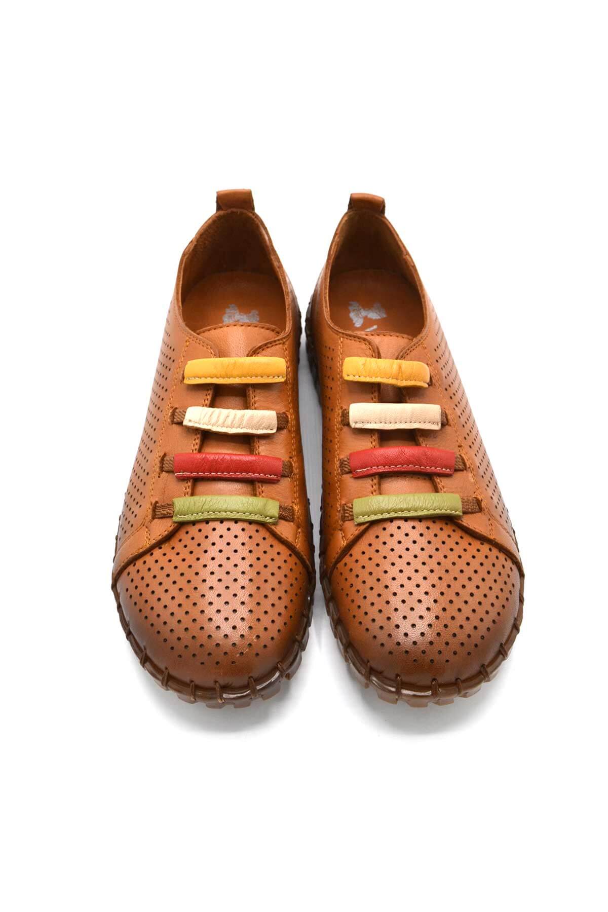 Venüs Deri Kadın Comfort Ayakkabı Taba-Nude 2010717Y - Thumbnail