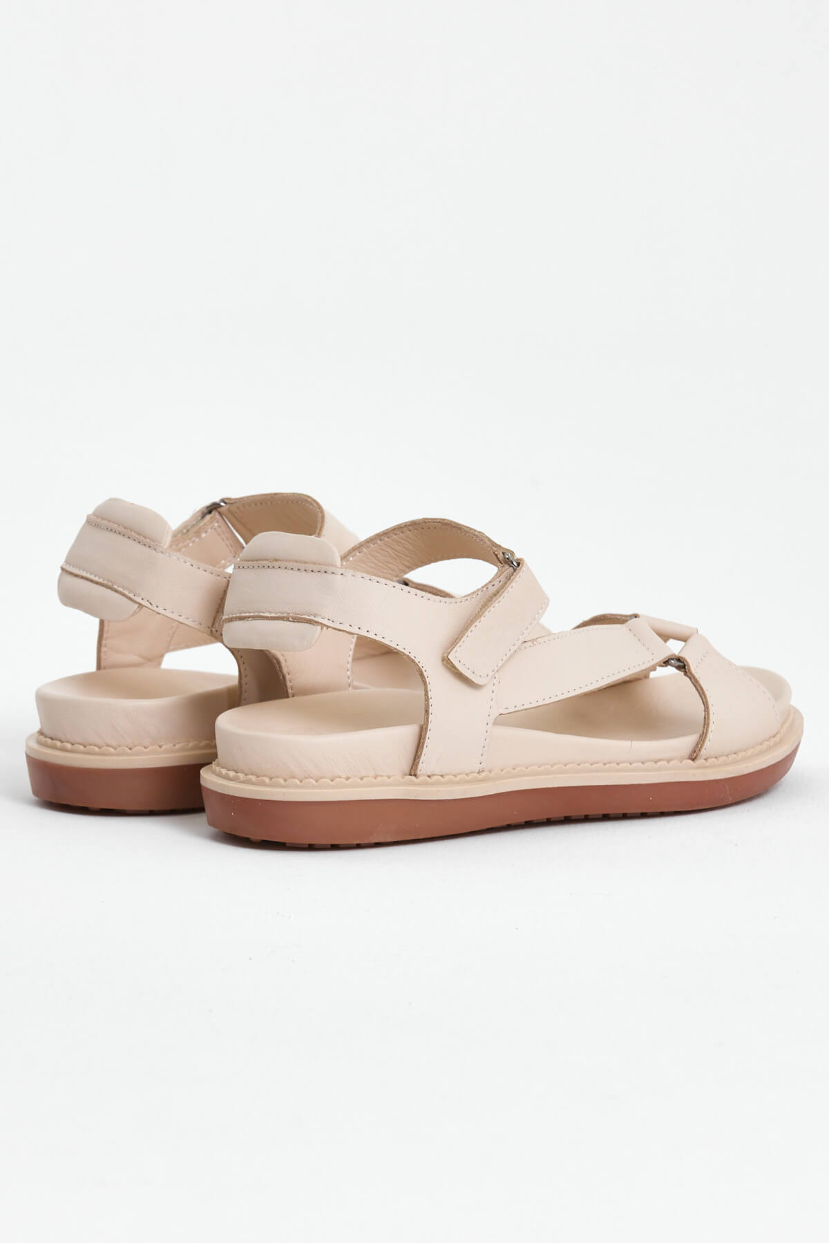 Venüs Deri Kadın Sandalet Bej 202064Y - 3