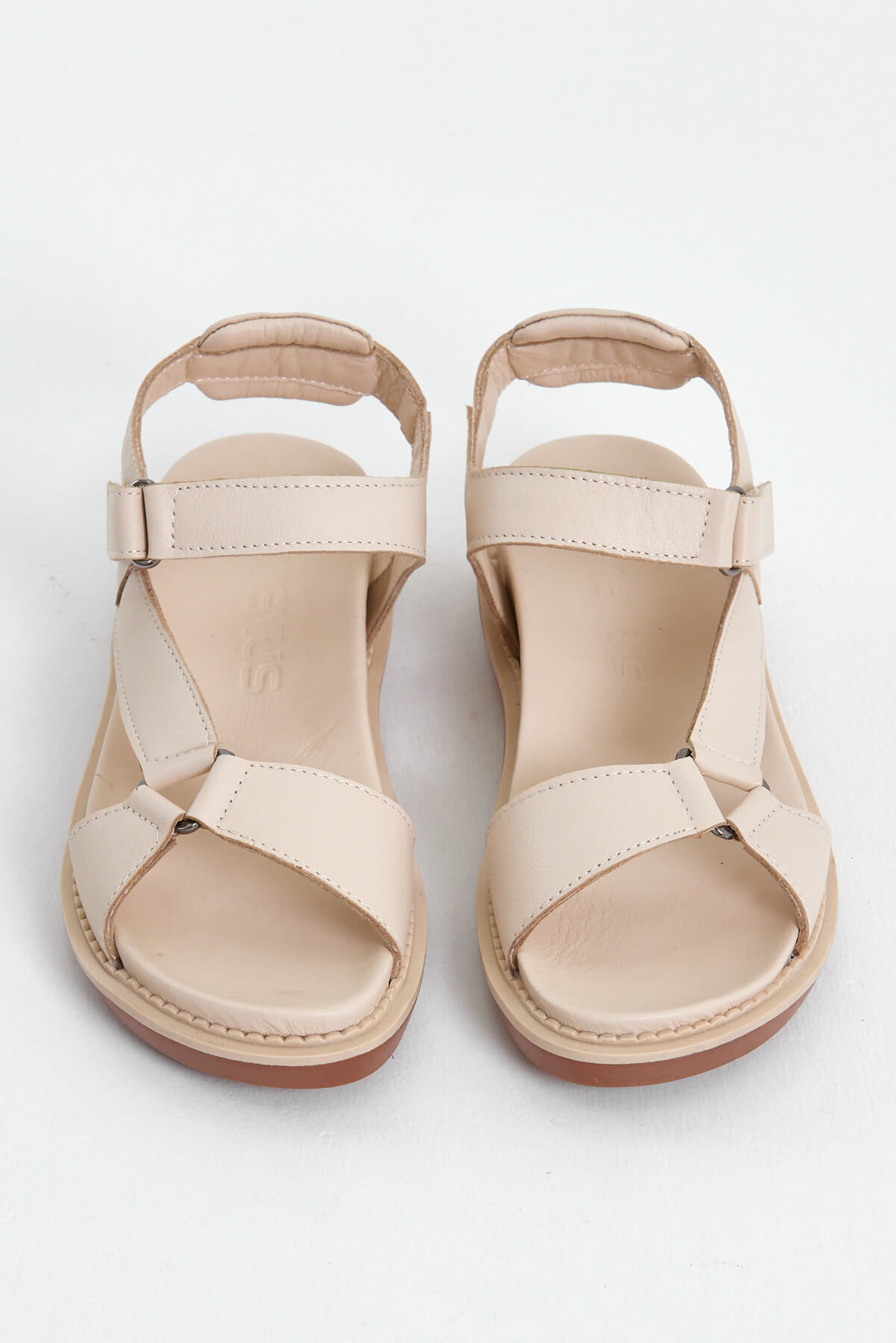 Venüs Deri Kadın Sandalet Bej 202064Y - 6