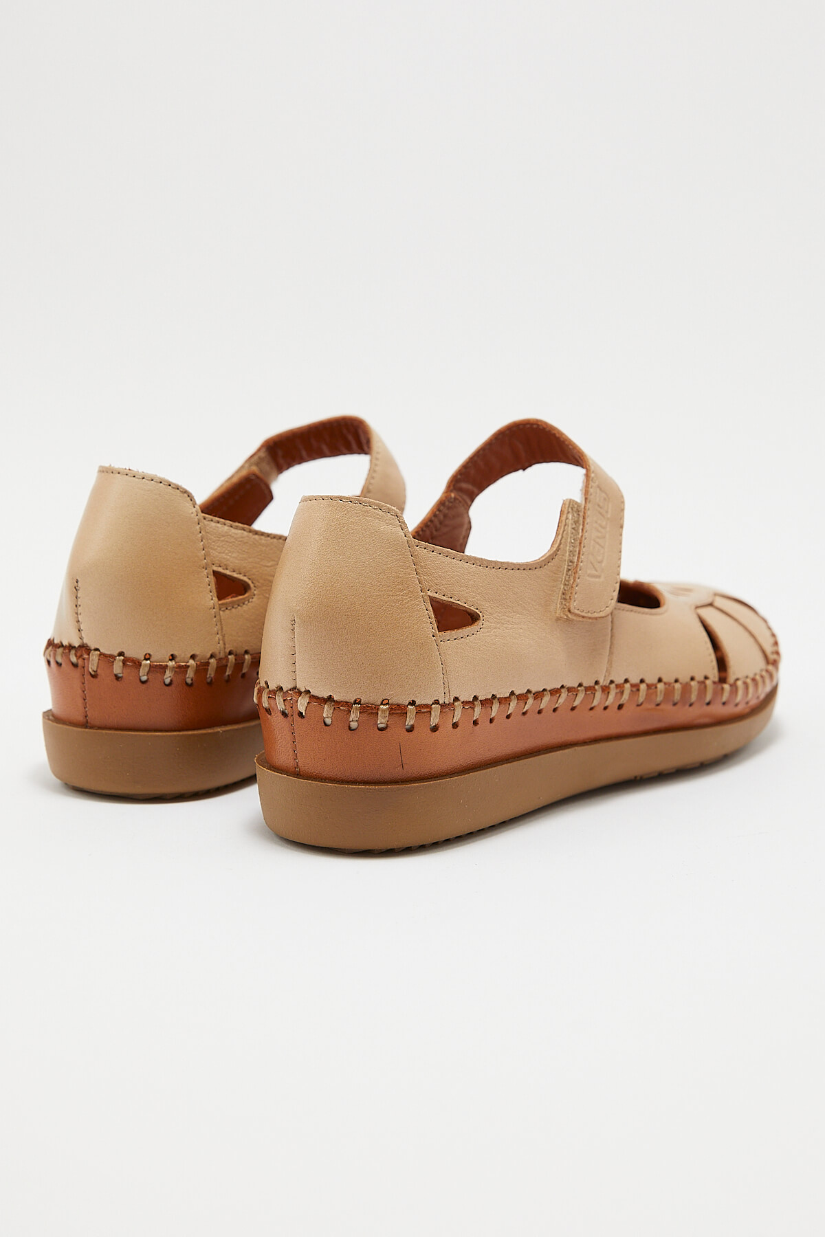 Venüs Deri Kadın Sandalet Bej 22793524Y - Thumbnail