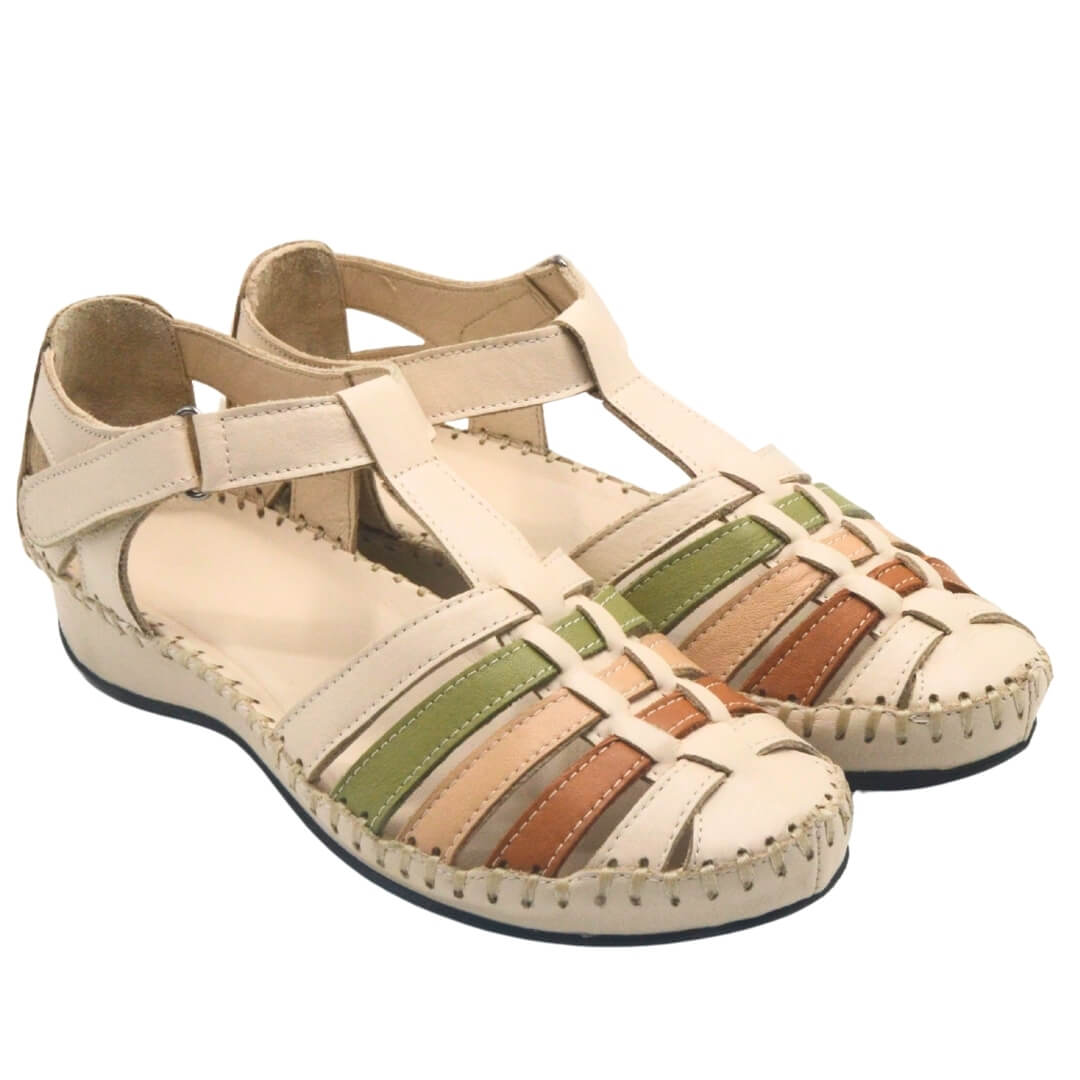 Venüs - Venüs Deri Kadın Sandalet Bej 23033319Y Venüs - Venüs Deri Kadın Sandalet Bej 23033319Y