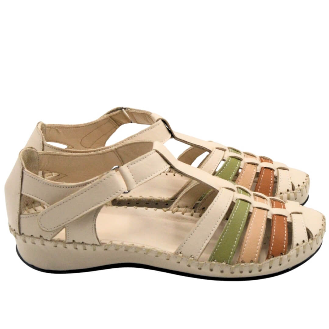 Venüs - Venüs Deri Kadın Sandalet Bej 23033319Y Venüs - Venüs Deri Kadın Sandalet Bej 23033319Y