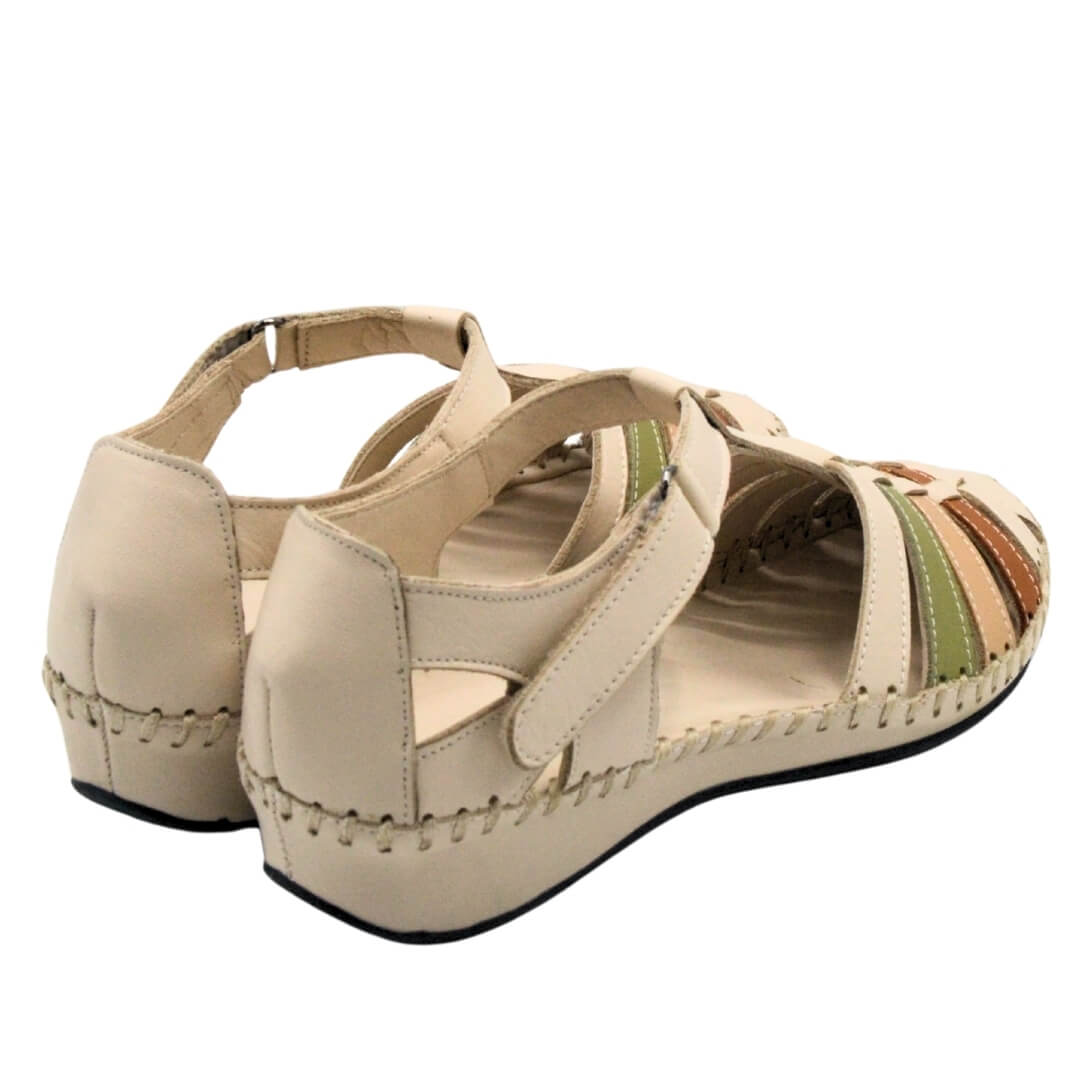 Venüs Deri Kadın Sandalet Bej 23033319Y - Thumbnail