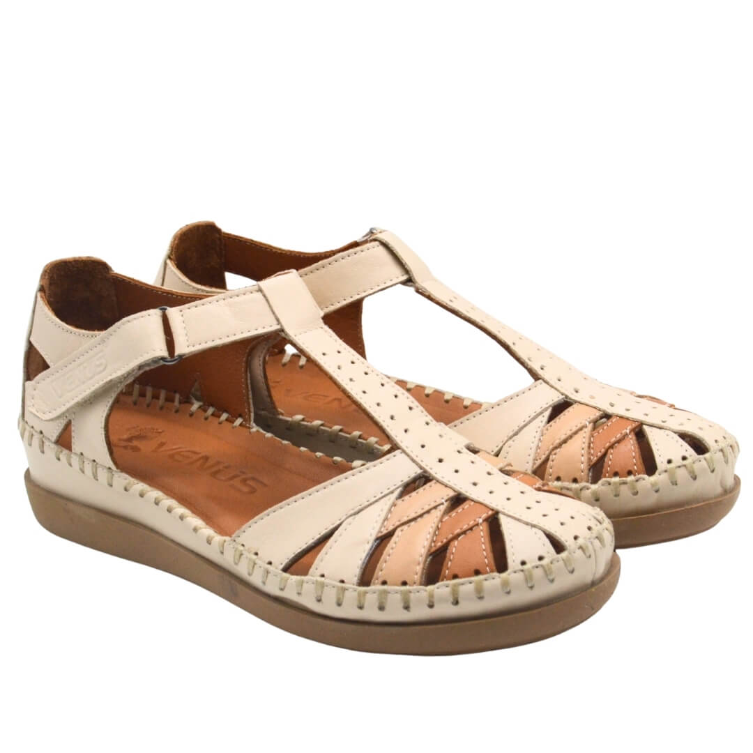 Venüs - Venüs Deri Kadın Sandalet Bej 25033540Y Venüs - Venüs Deri Kadın Sandalet Bej 25033540Y