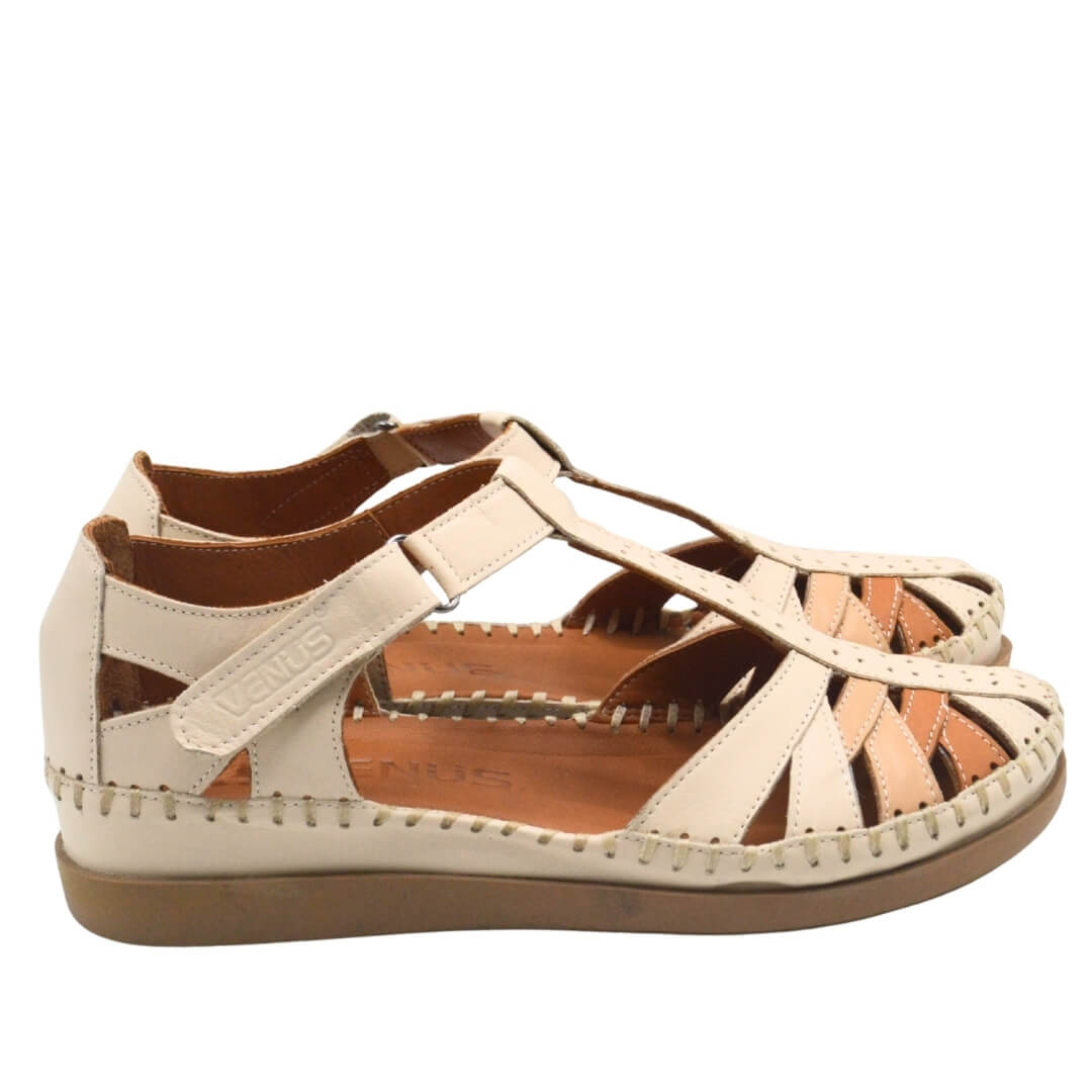 Venüs - Venüs Deri Kadın Sandalet Bej 25033540Y Venüs - Venüs Deri Kadın Sandalet Bej 25033540Y