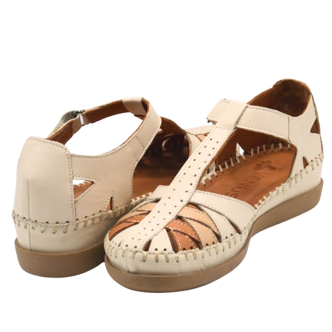 Venüs Deri Kadın Sandalet Bej 25033540Y - Thumbnail