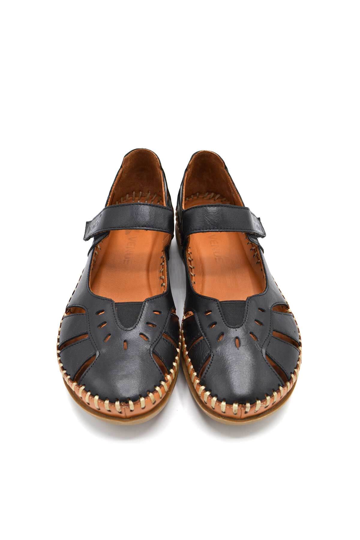 Venüs Deri Kadın Sandalet Siyah 22793524Y