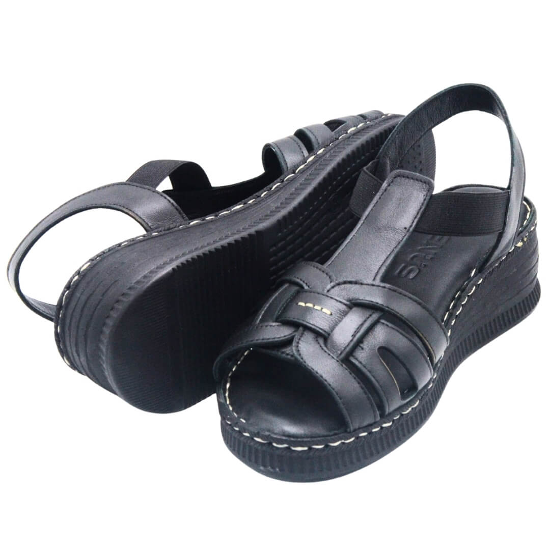 Venüs Deri Kadın Sandalet Siyah 24028801Y - 5