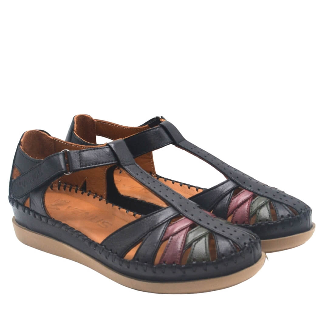 Venüs - Venüs Deri Kadın Sandalet Siyah 25033540Y Venüs - Venüs Deri Kadın Sandalet Siyah 25033540Y