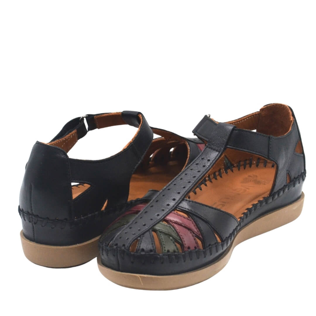 Venüs Deri Kadın Sandalet Siyah 25033540Y - Thumbnail