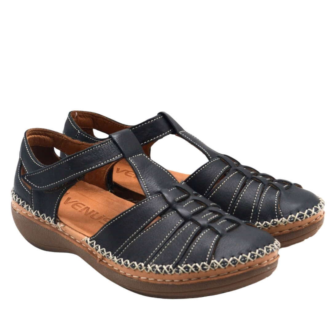 Venüs Deri Kadın Sandalet Siyah 25190247Y