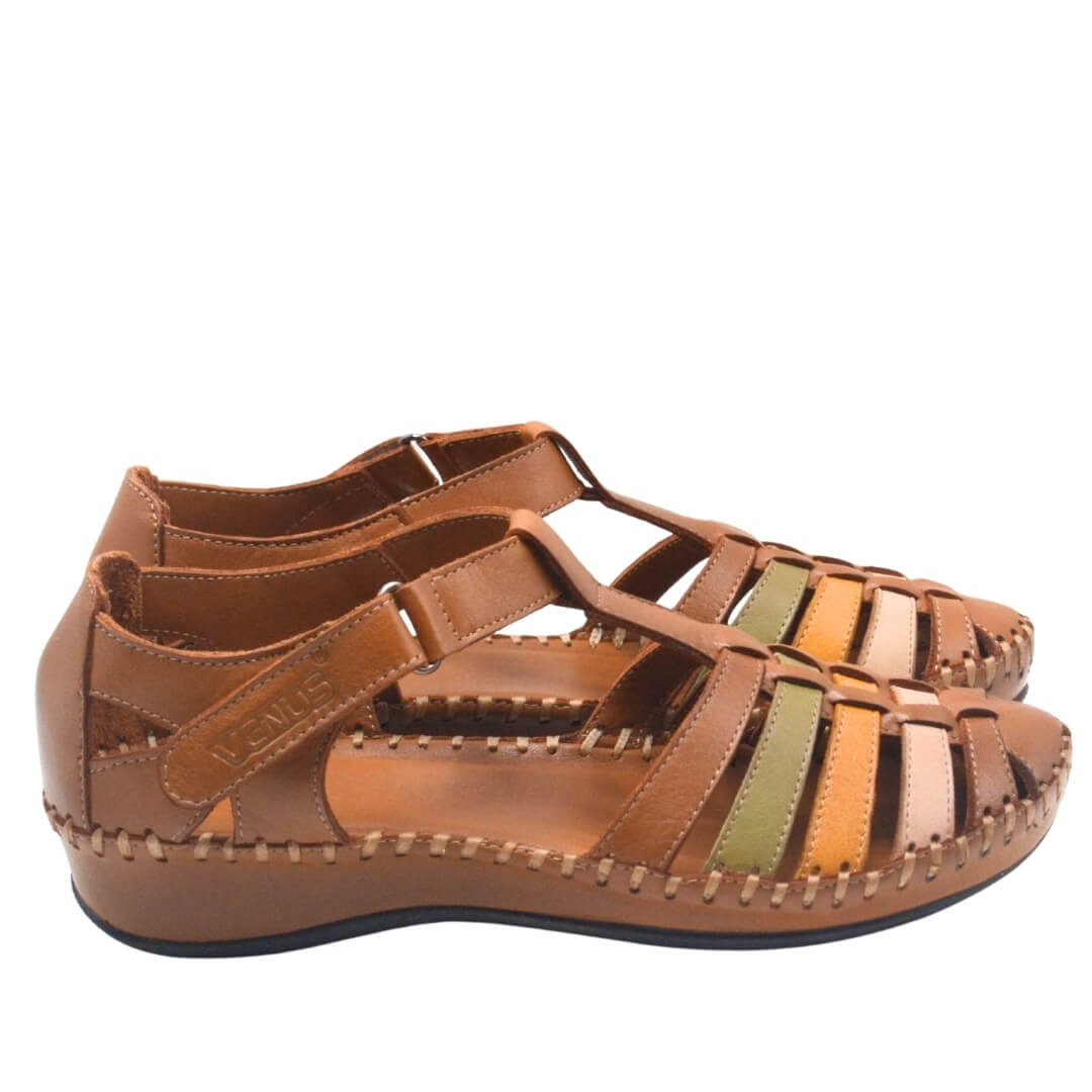 Venüs - Venüs Deri Kadın Sandalet Taba-Bej 23033319Y Venüs - Venüs Deri Kadın Sandalet Taba-Bej 23033319Y