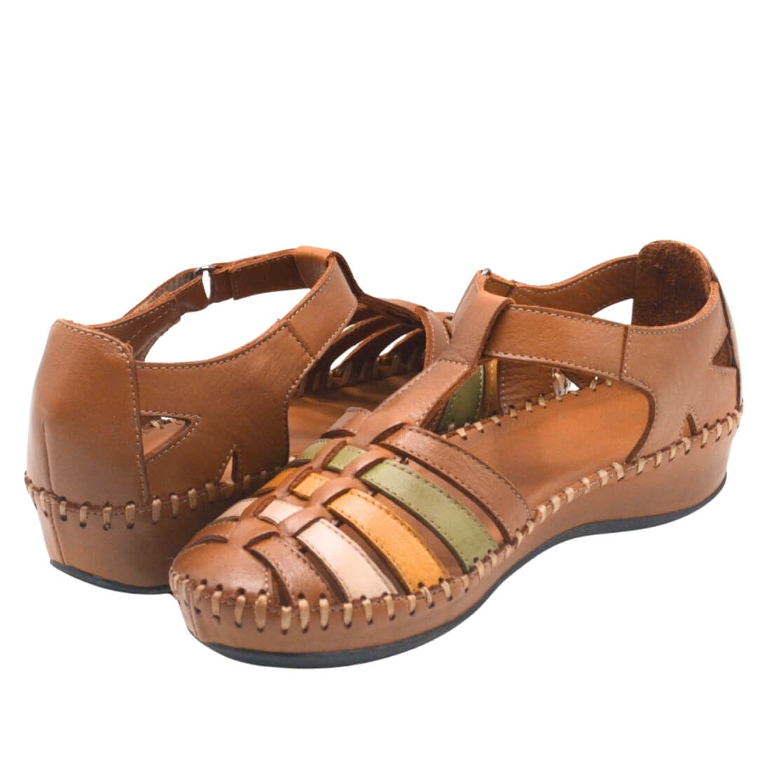 Venüs Deri Kadın Sandalet Taba-Bej 23033319Y - Thumbnail