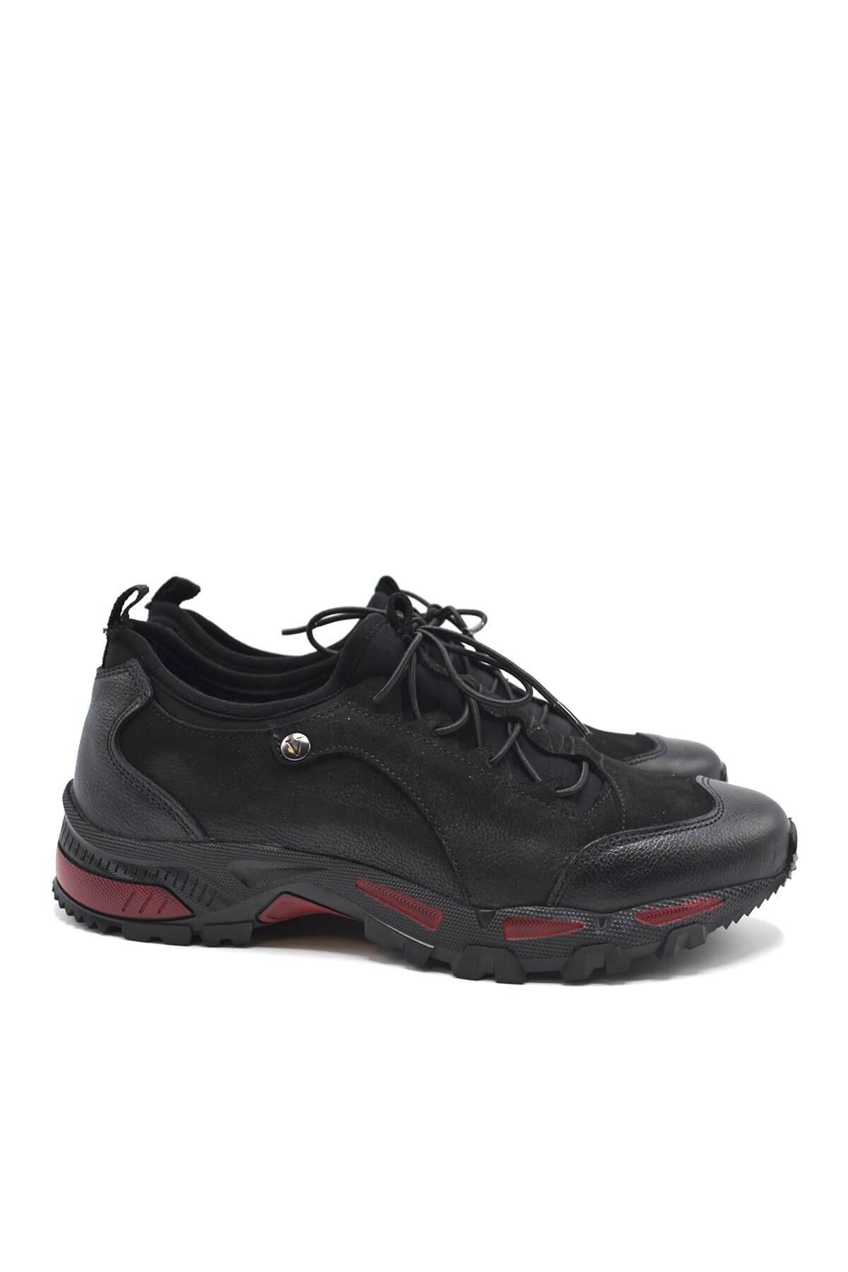 Kadın Comfort Deri Sneaker Siyah 2252403K - Thumbnail