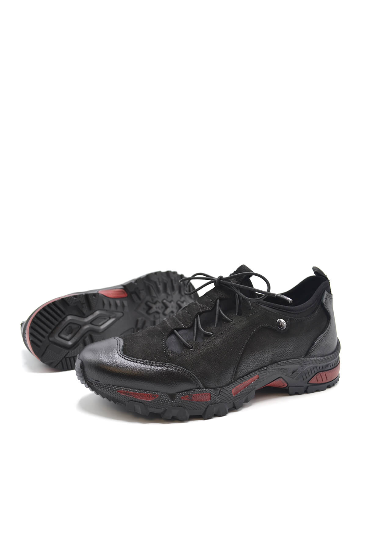 Kadın Comfort Deri Sneaker Siyah 2252403K - Thumbnail