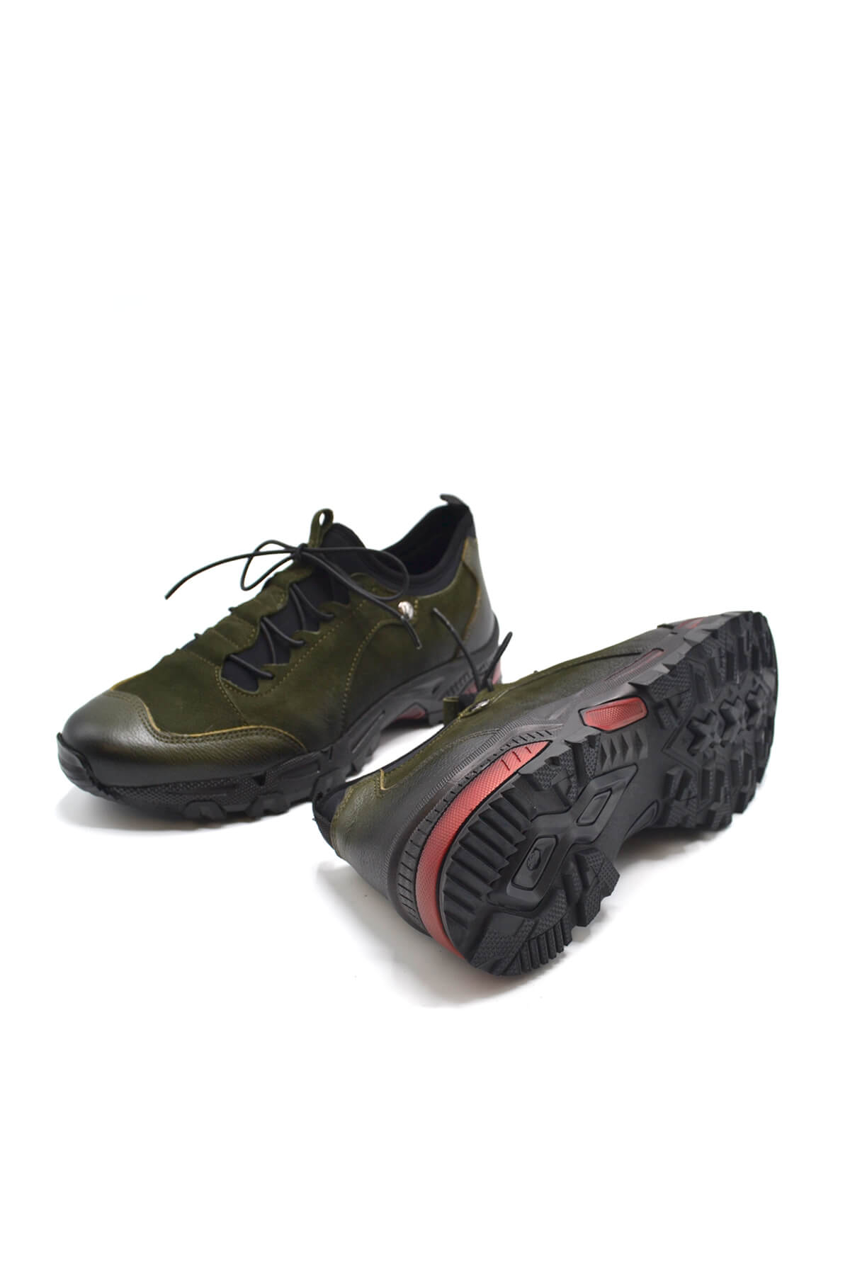 Venüs Deri Kadın Süet Casual Ayakkabı Yeşil 2252403K - Thumbnail