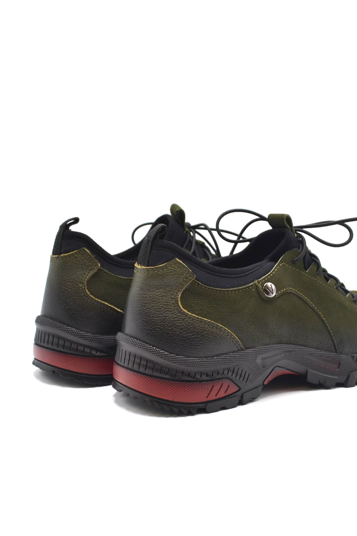 Kadın Comfort Deri Sneaker Yeşil 2252403K - Thumbnail