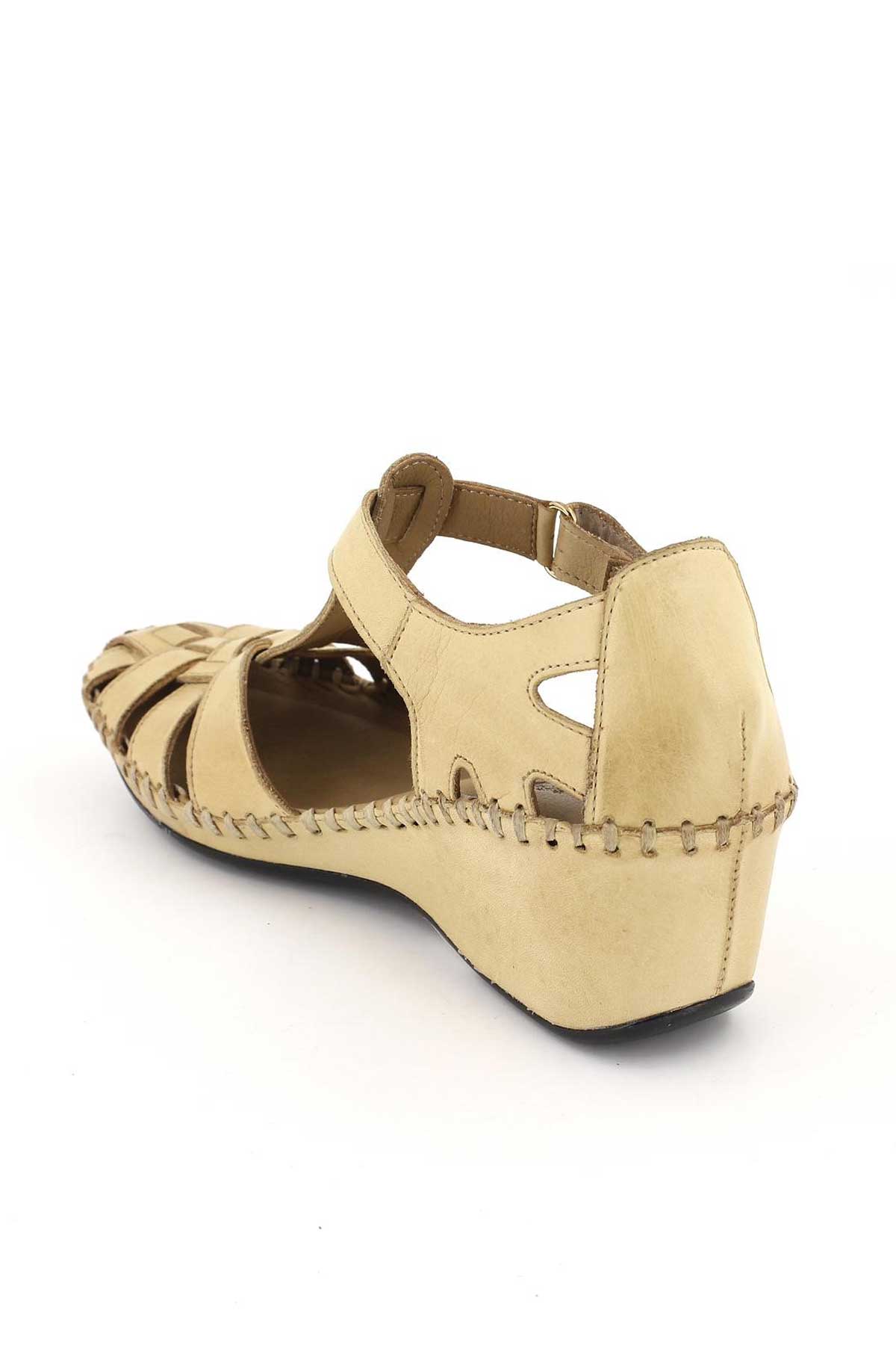 Kadın Comfort Sandalet Bej 18791382