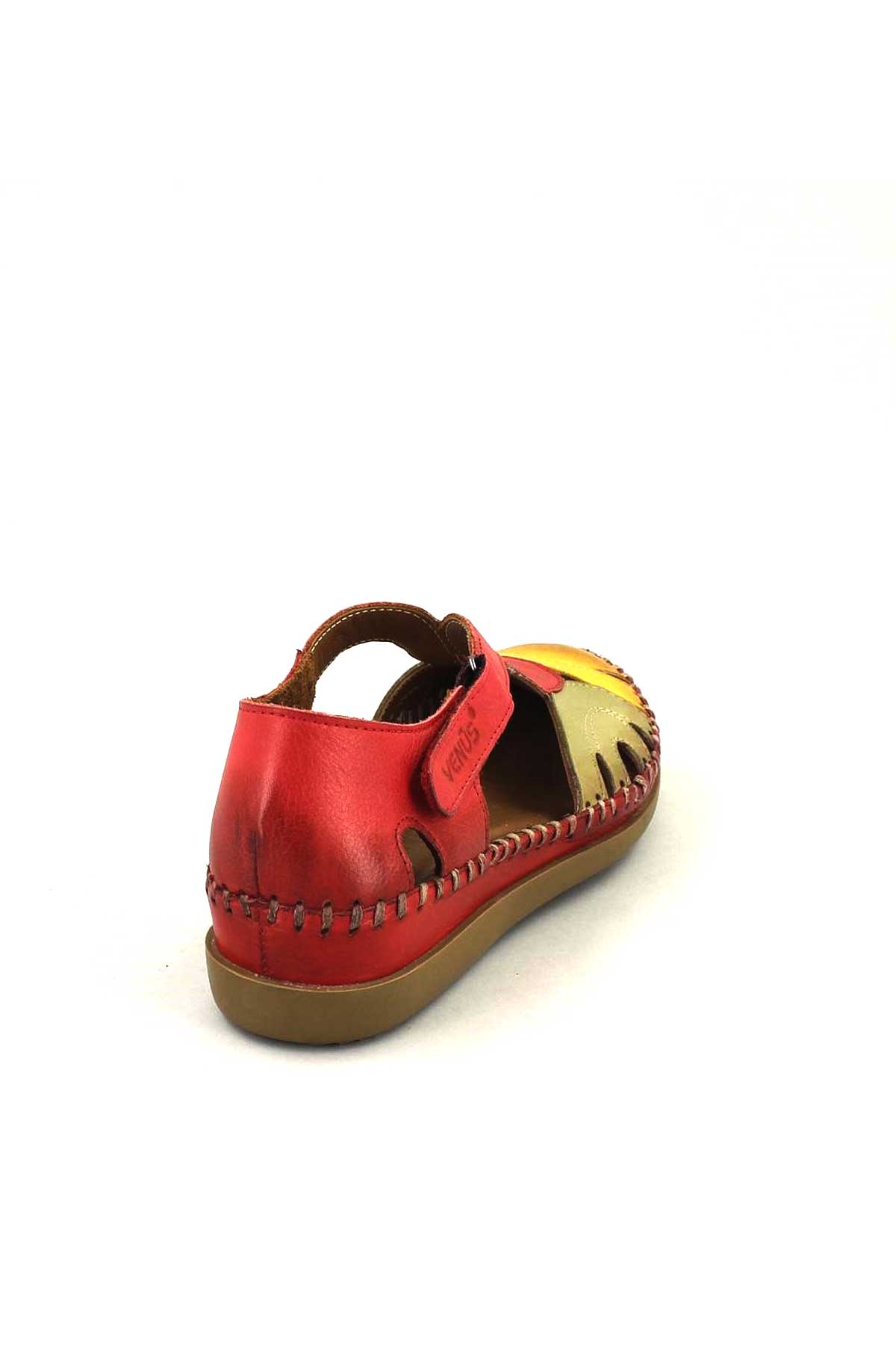 Kadın Comfort Sandalet Kırmızı 18793502 - Thumbnail
