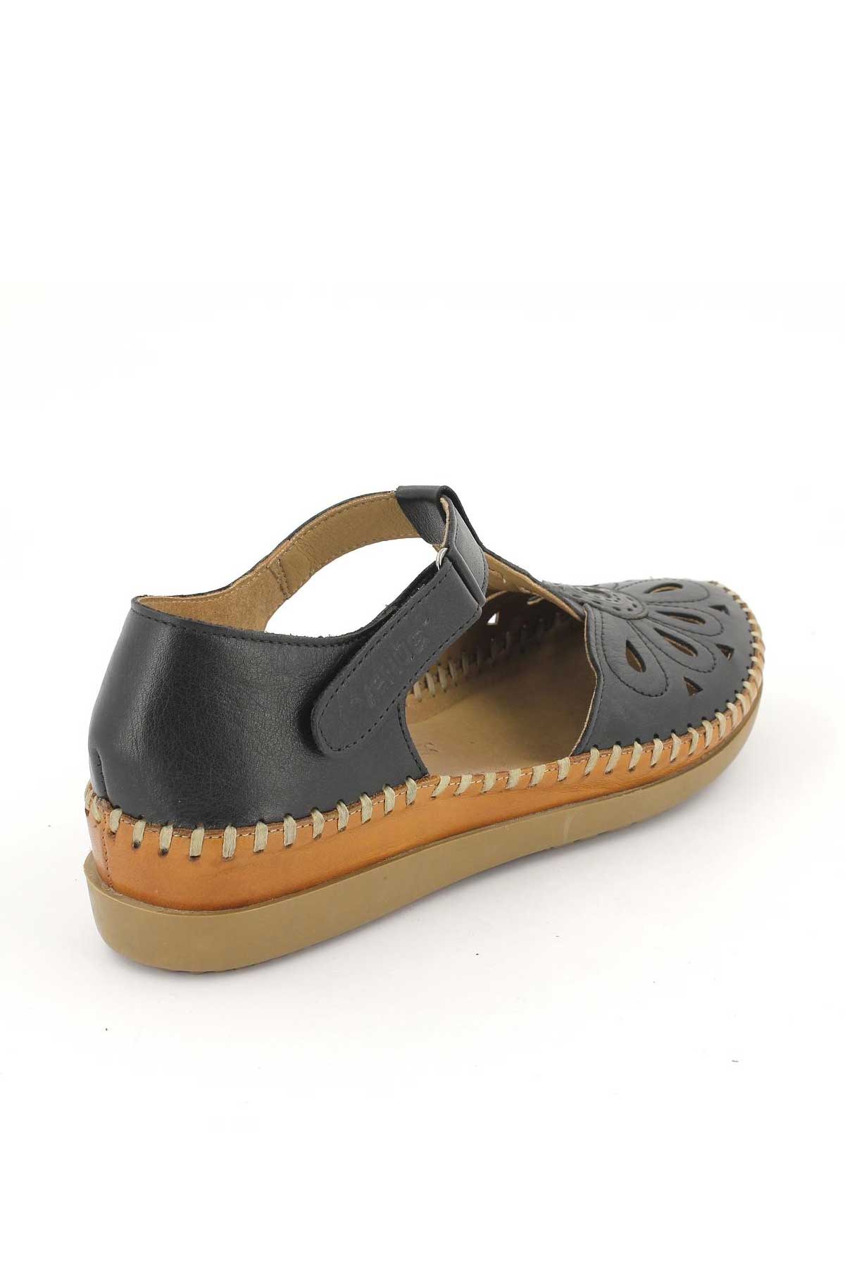 Kadın Comfort Sandalet Siyah 18793505 - Thumbnail