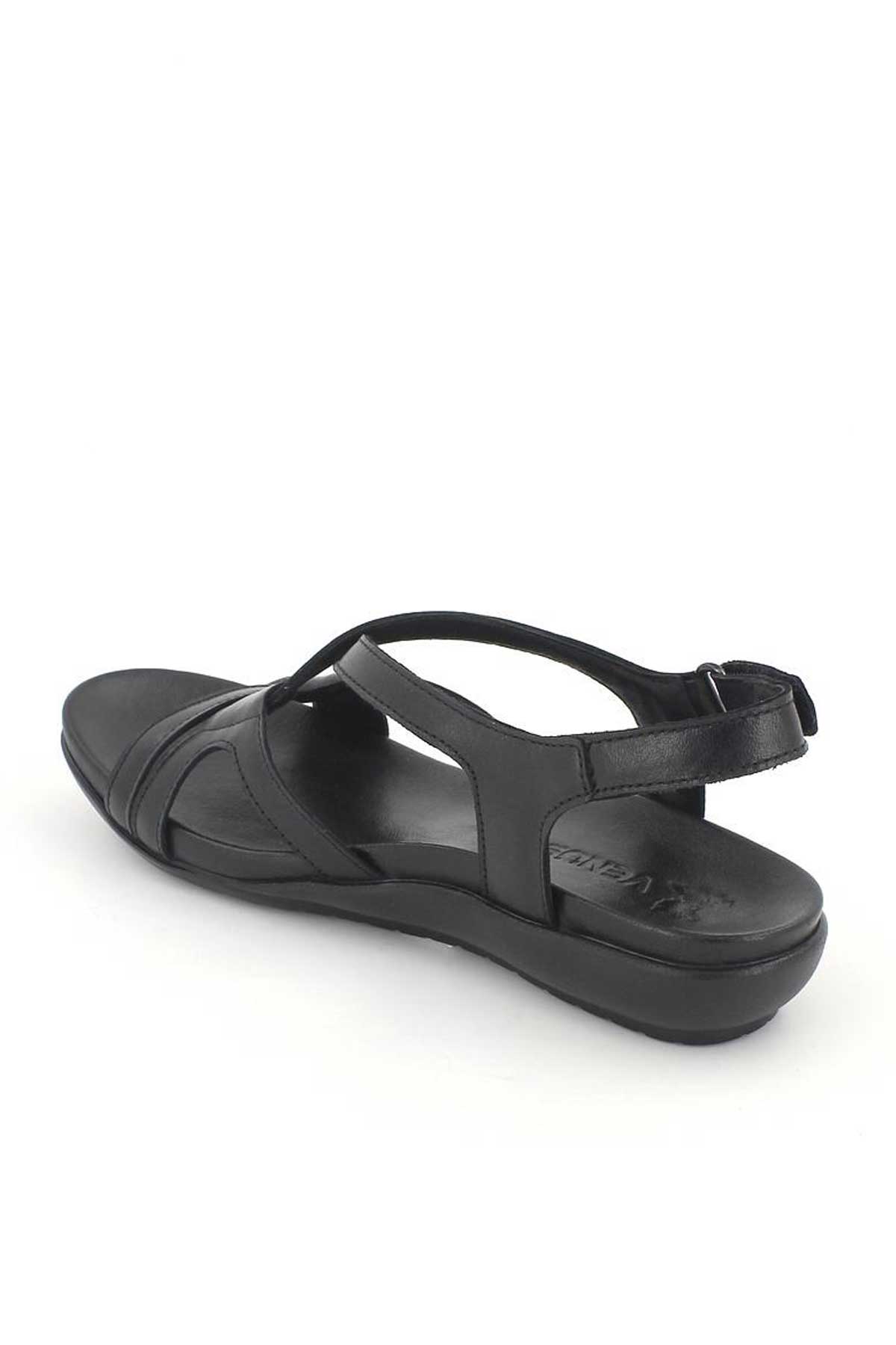 Kadın Comfort Sandalet Siyah 206Y