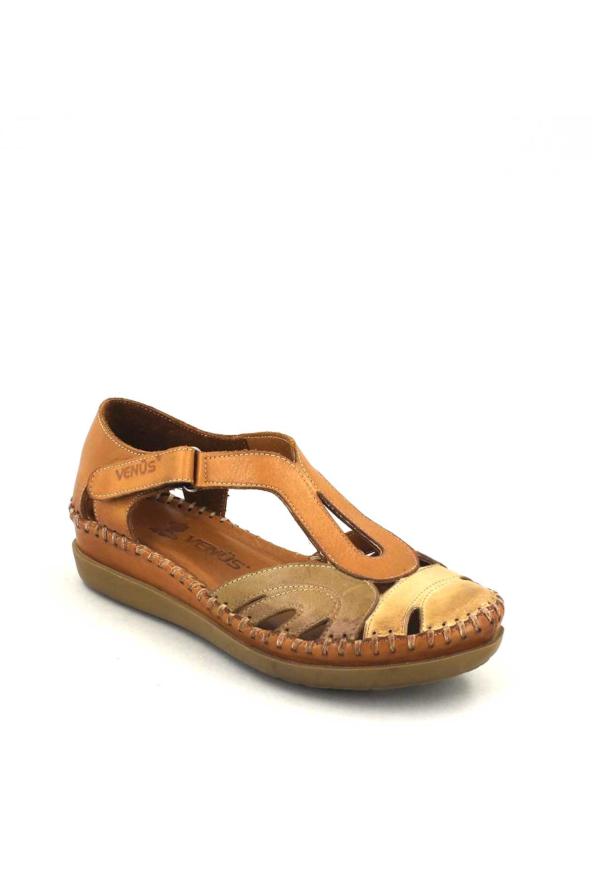 Kadın Comfort Sandalet Taba Bej 18793502 - Thumbnail