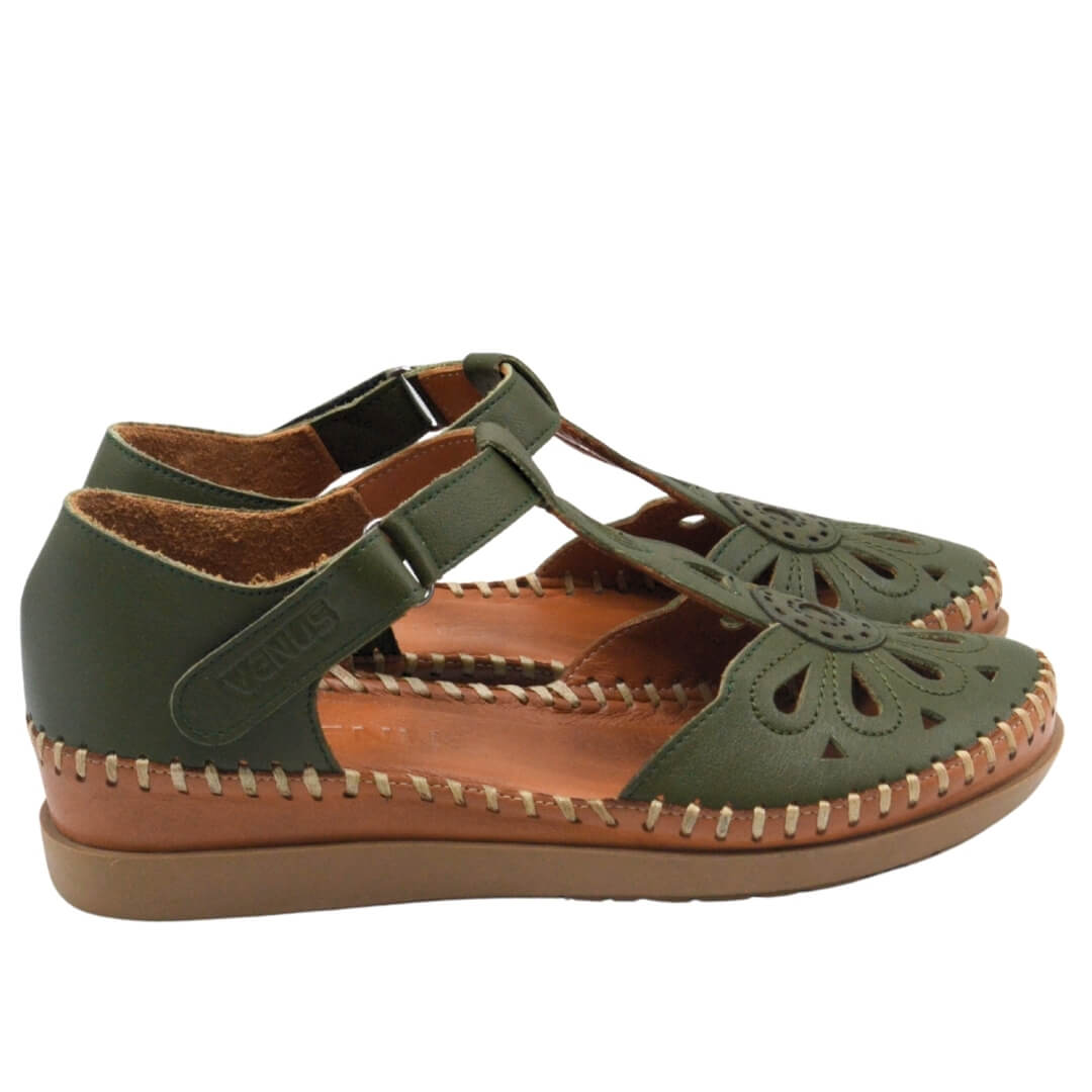Venüs Deri Kadın Sandalet Yeşil 18793505Y Venüs Deri Kadın Sandalet Yeşil 18793505Y