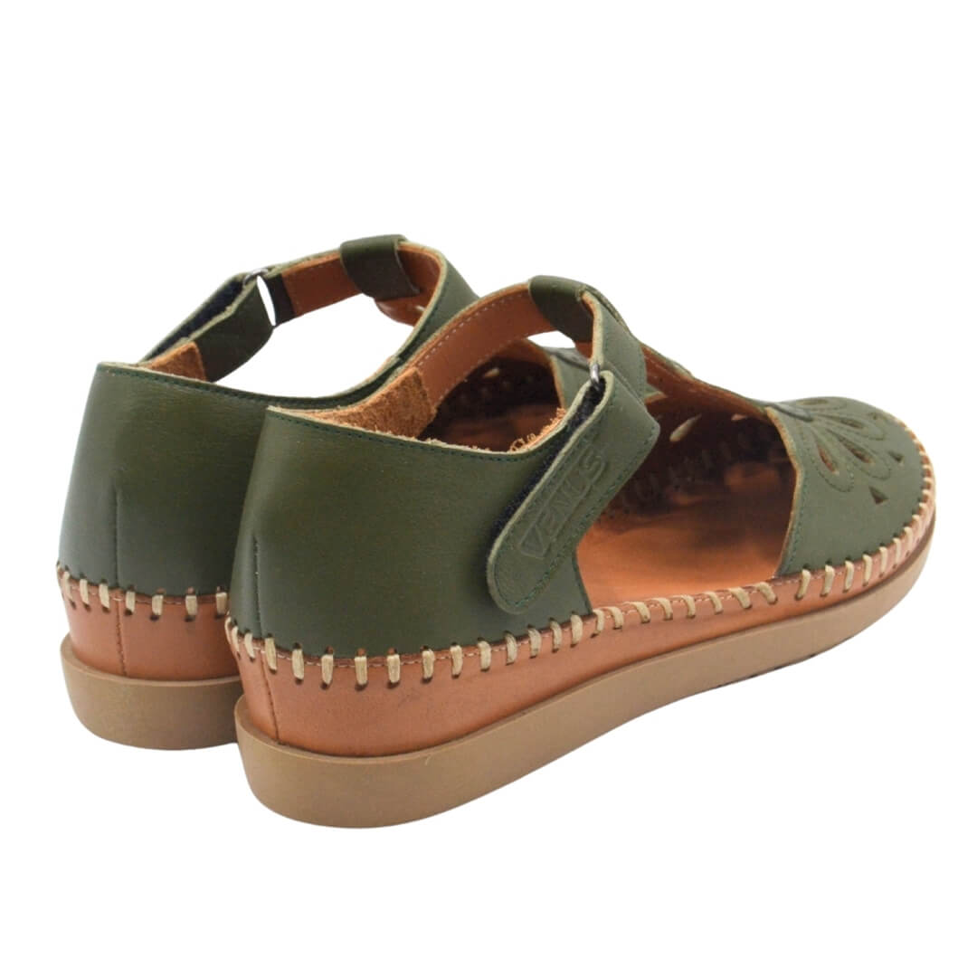 Venüs Deri Kadın Sandalet Yeşil 18793505Y - Thumbnail