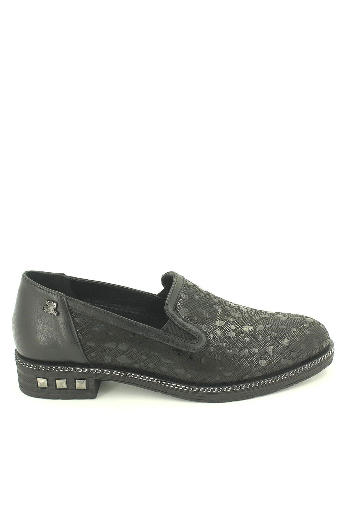 Kadın Deri Ayakkabı Siyah 2053505K - Thumbnail