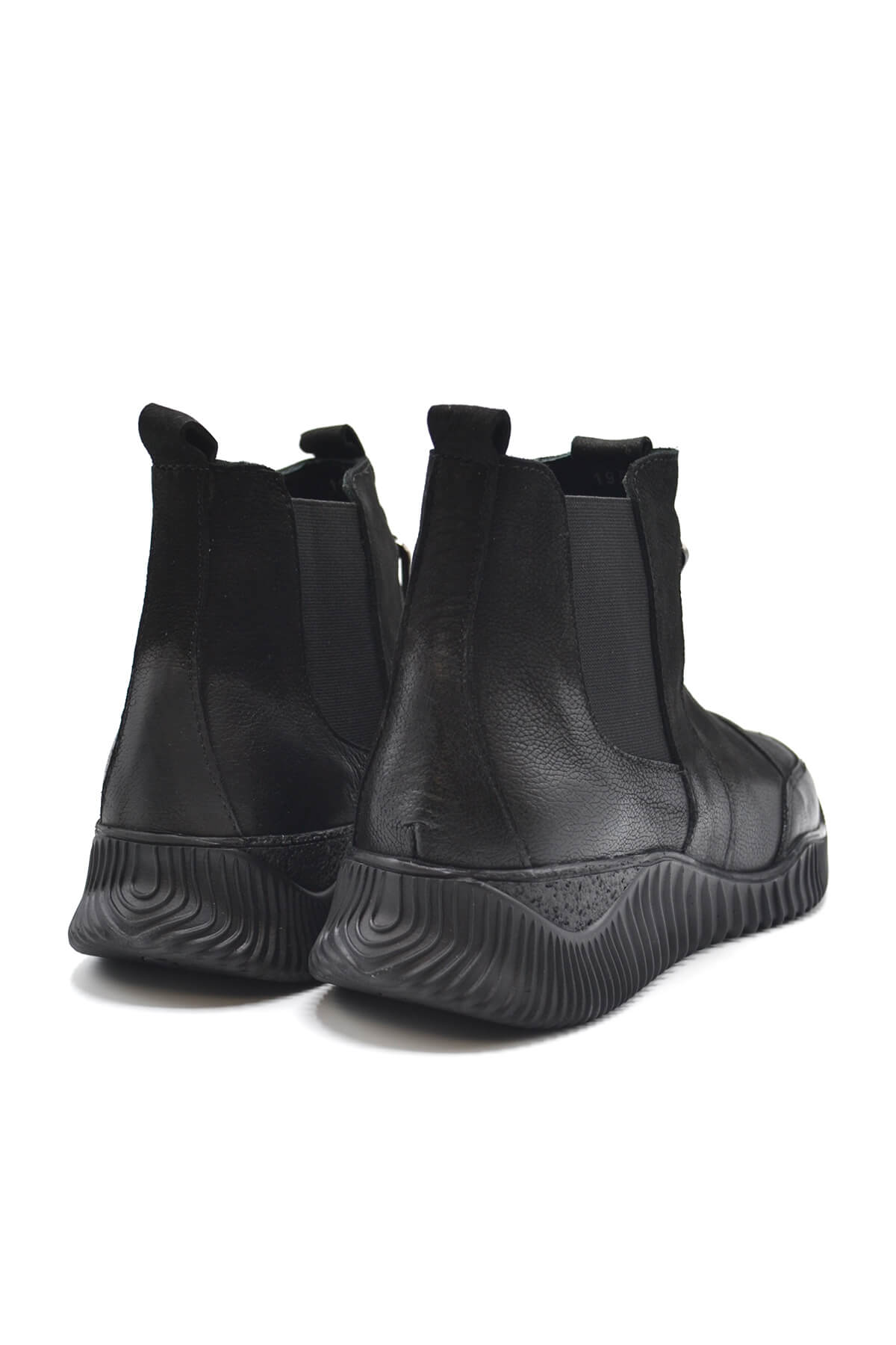 Venüs Deri Kadın Süet Casual Bot Siyah 1953817K