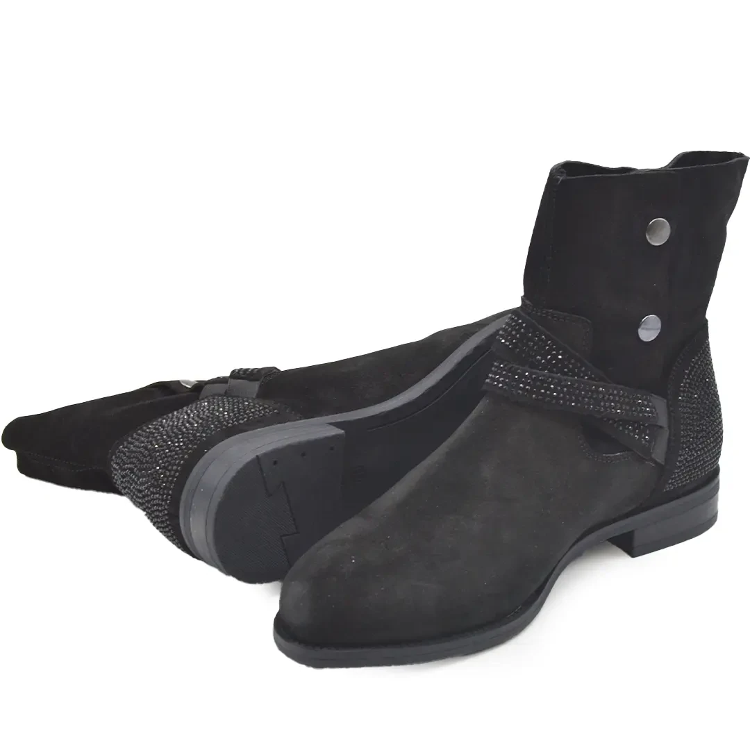 Venüs Deri Kadın Süet Casual Bot Siyah 2152305K