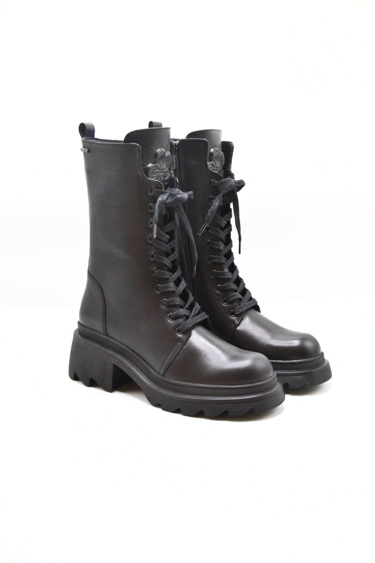 Venüs - Venüs Deri Kadın Postal Bot Siyah 2153921K