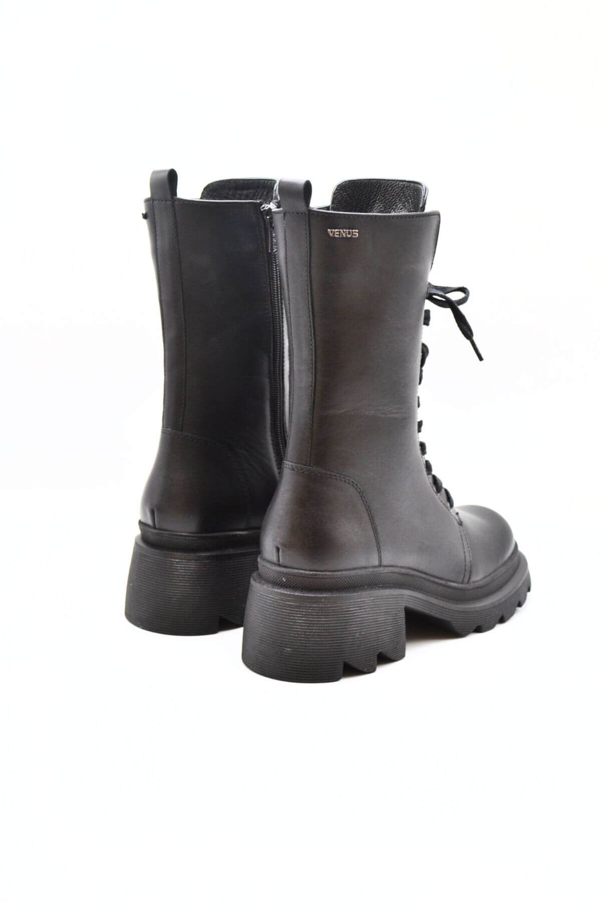 Venüs - Venüs Deri Kadın Postal Bot Siyah 2153921K