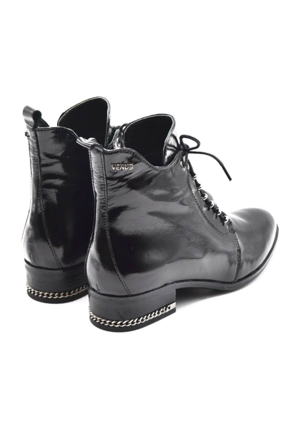 Venüs Deri Kadın Rugan Casual Bot Siyah 2152708K Venüs Deri Kadın Rugan Casual Bot Siyah 2152708K