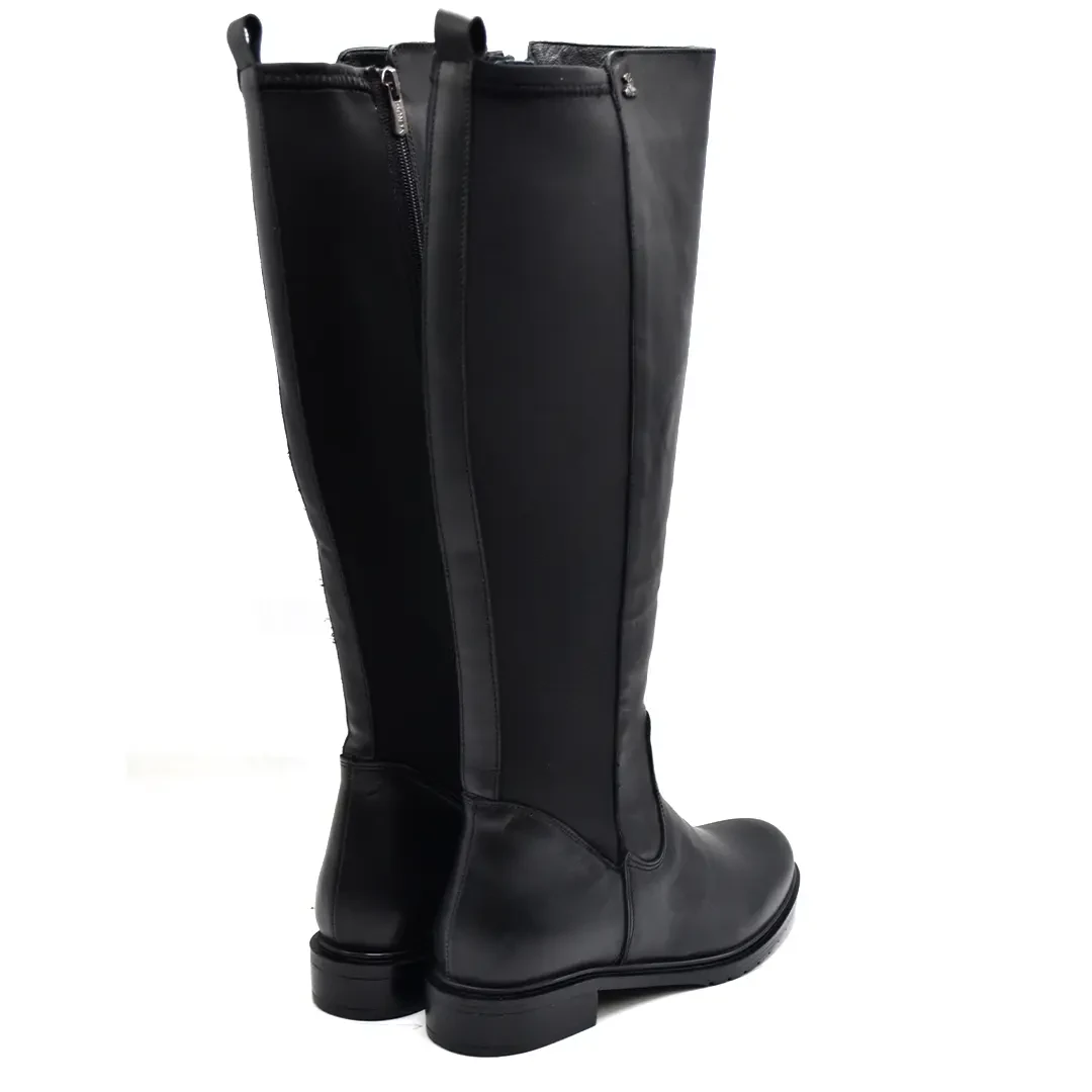 Venüs Deri Kadın Çizme Siyah 20711K - Thumbnail