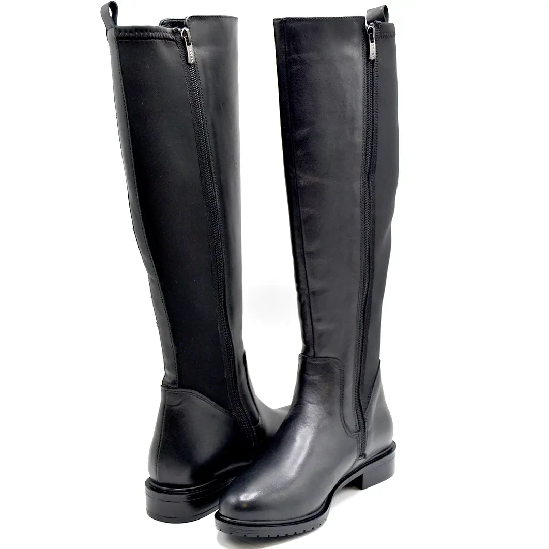 Venüs Deri Kadın Çizme Siyah 20711K - Thumbnail