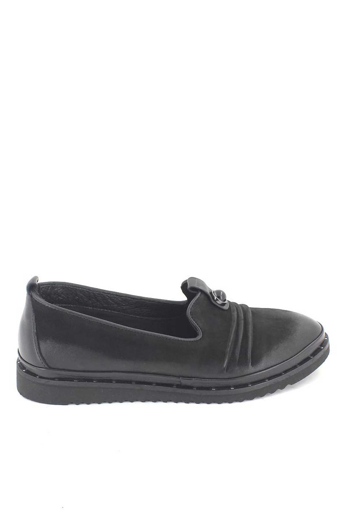 Kadın Deri Comfort Ayakkabı Siyah 1810021K