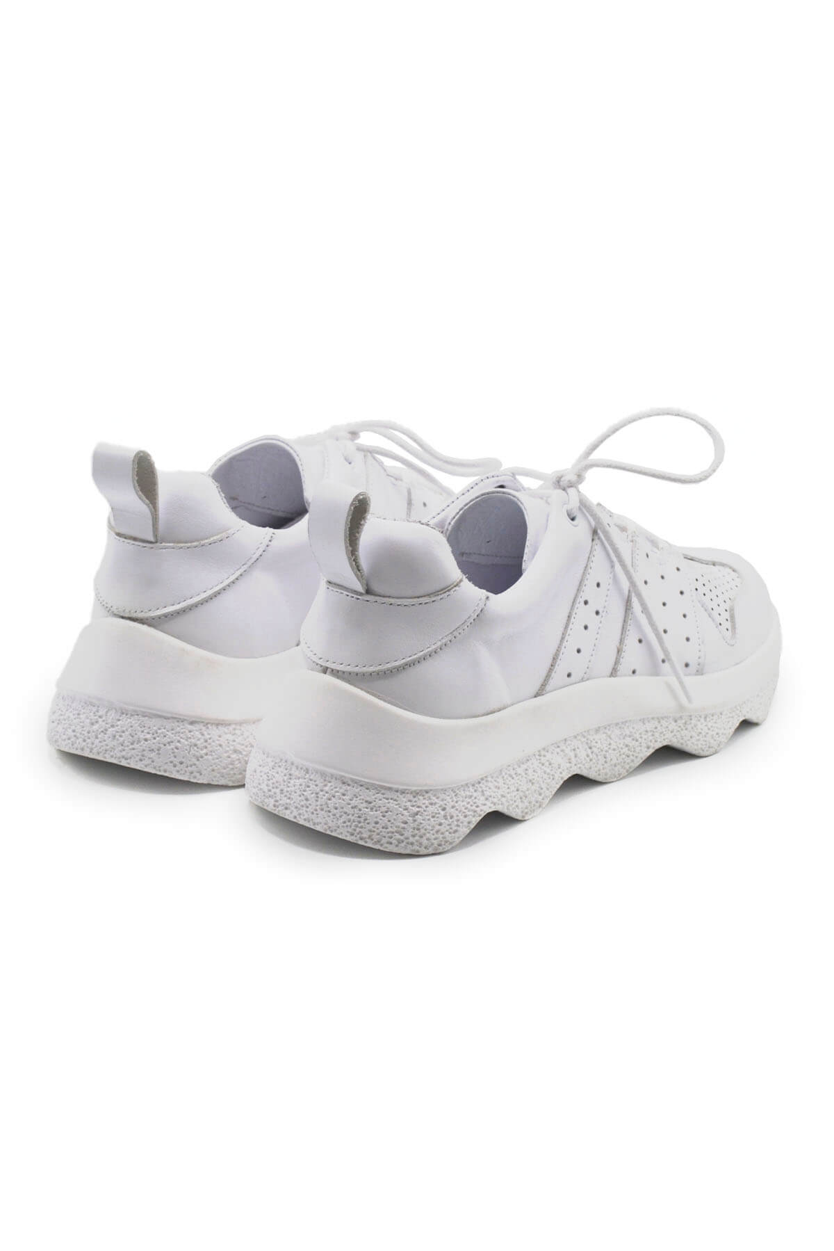 Kadın Deri Sneakers Ayakkabı Beyaz 2314001Y