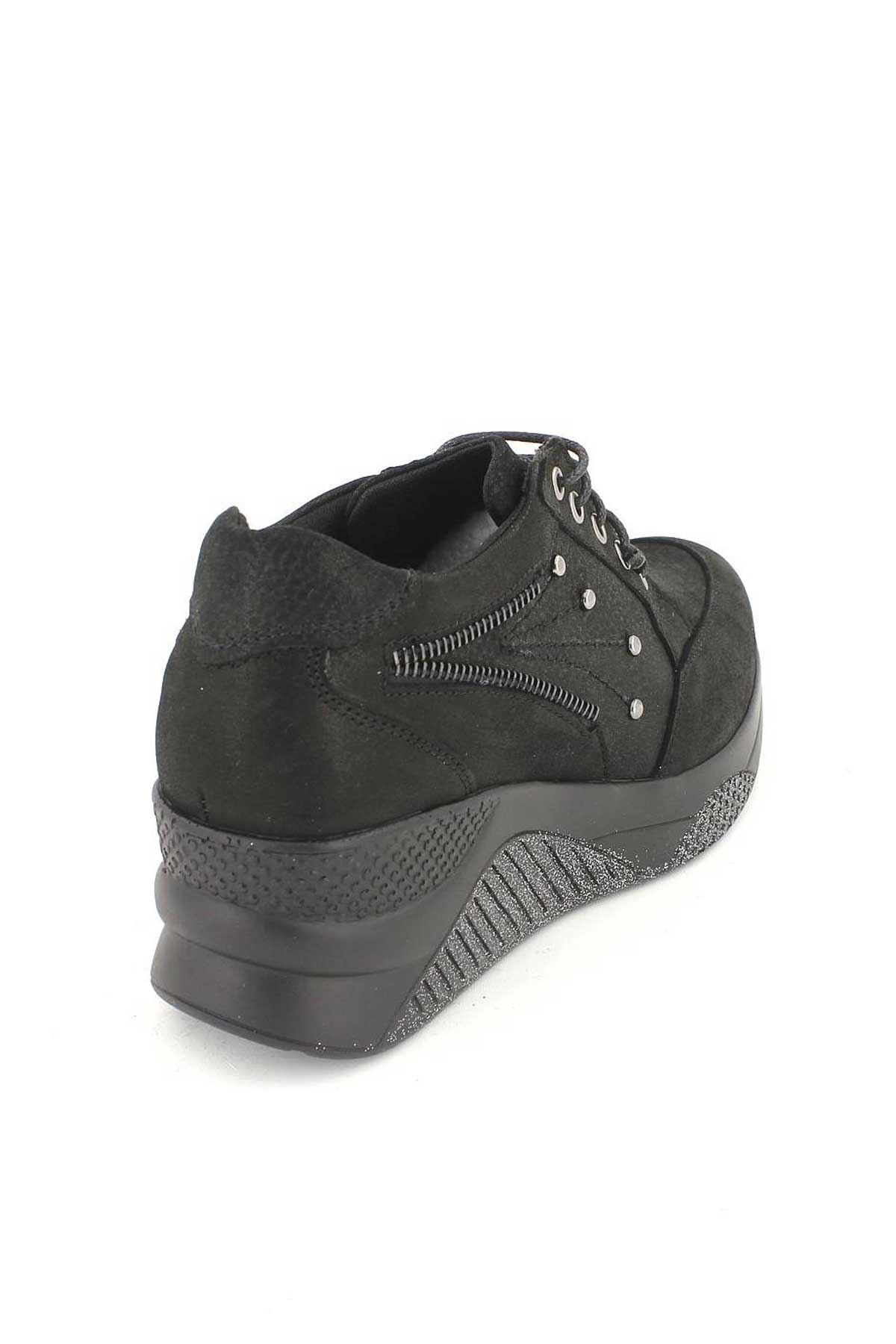 Kadın Deri Sneakers Siyah 1856005K