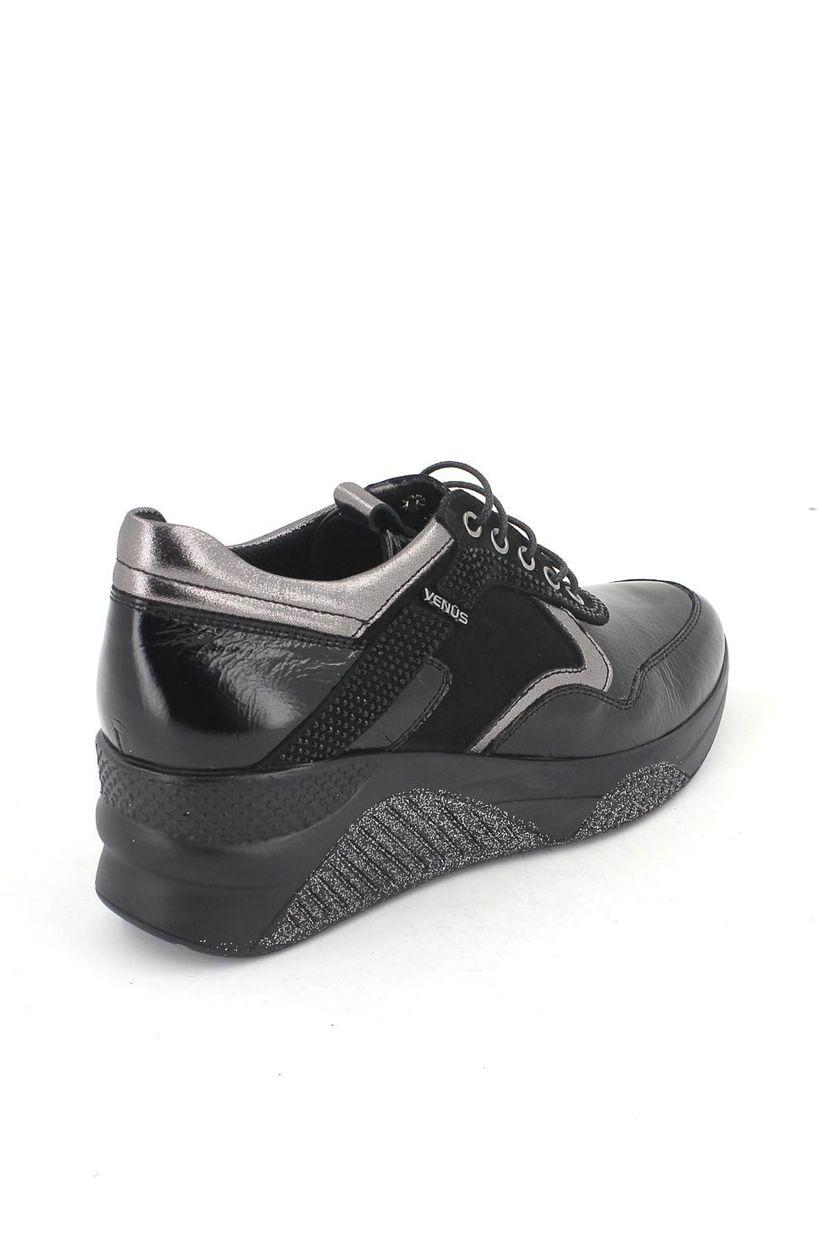 Kadın Extralight Deri Sneakers Siyah 1856070K