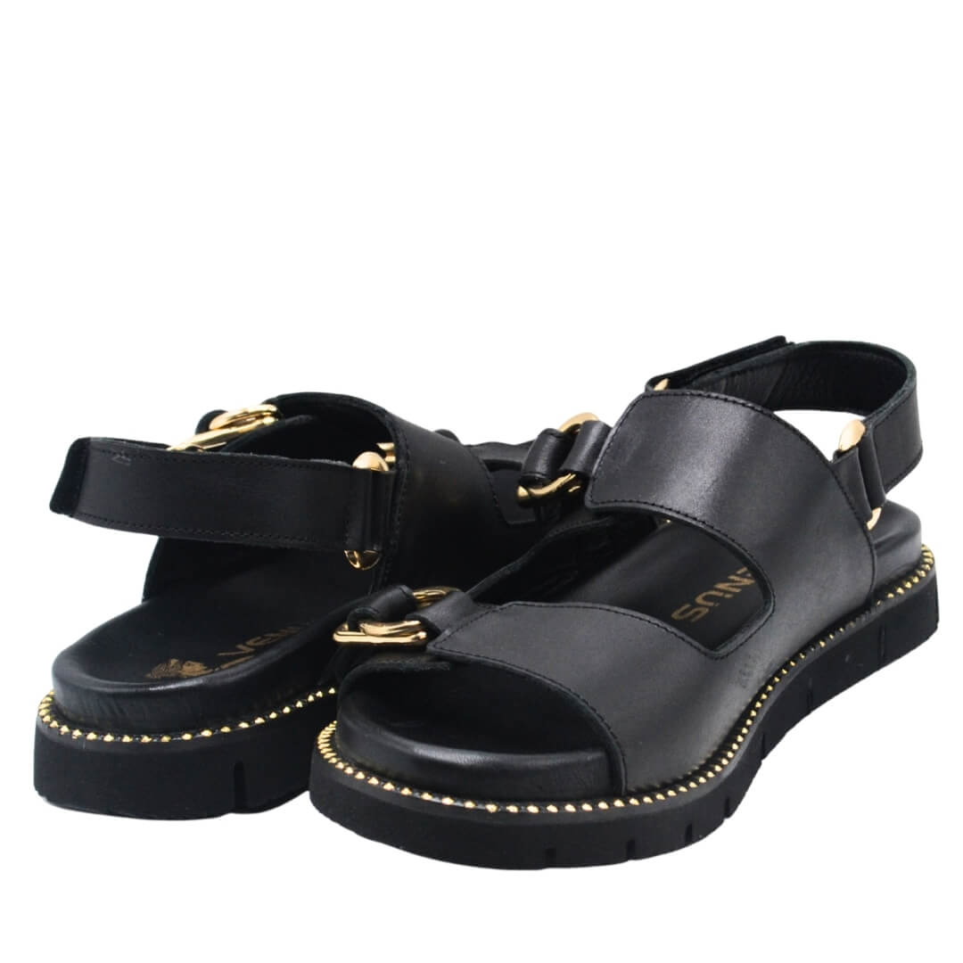 Venüs Deri Kadın Sandalet Siyah 25440013Y - Thumbnail