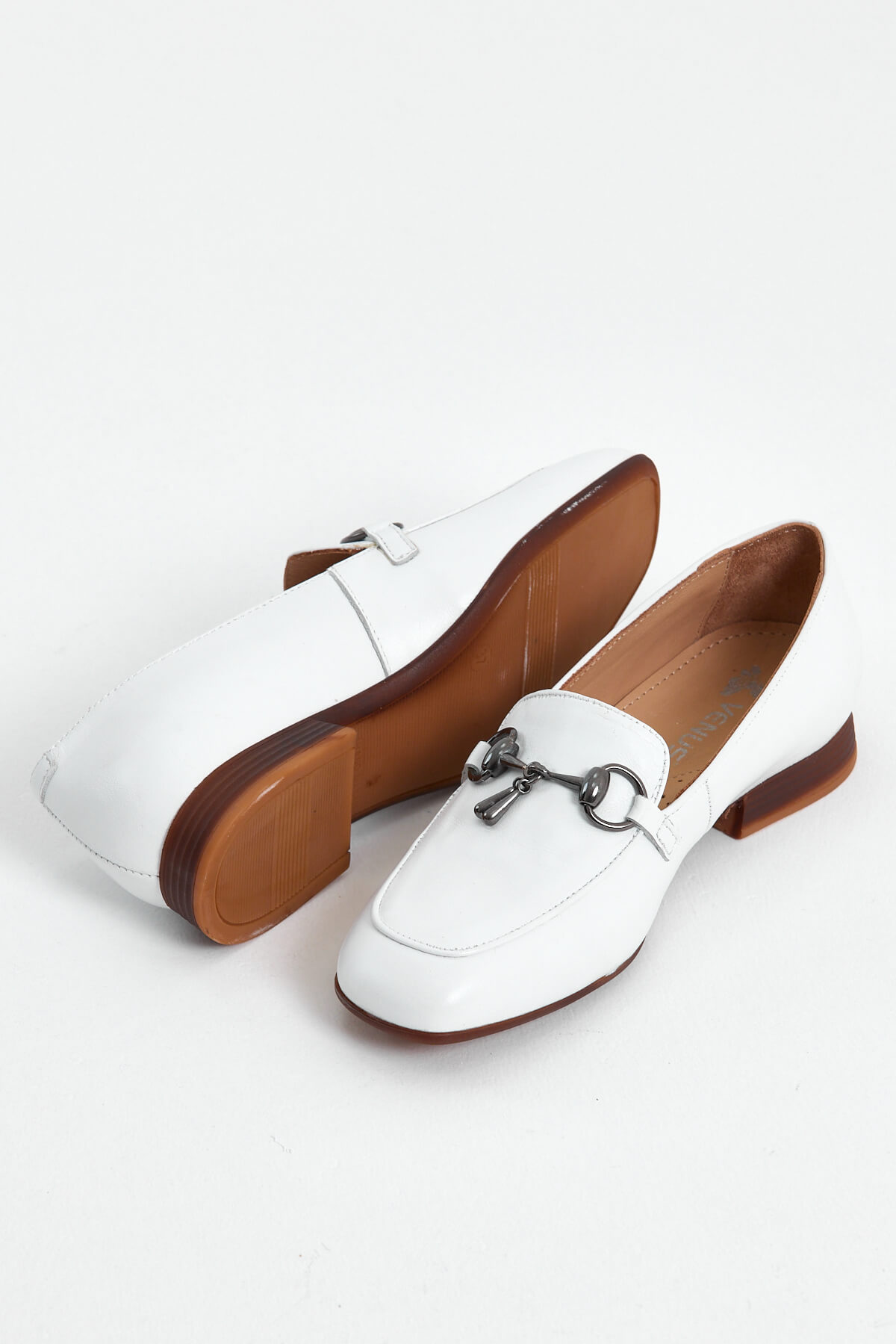 Kadın Günlük Deri Ayakkabı Beyaz 2311902Y - Thumbnail