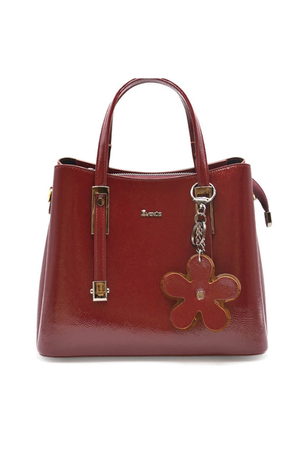 Venüs Deri Kadın Rugan Kol Çantası Kırmızı C2490807K