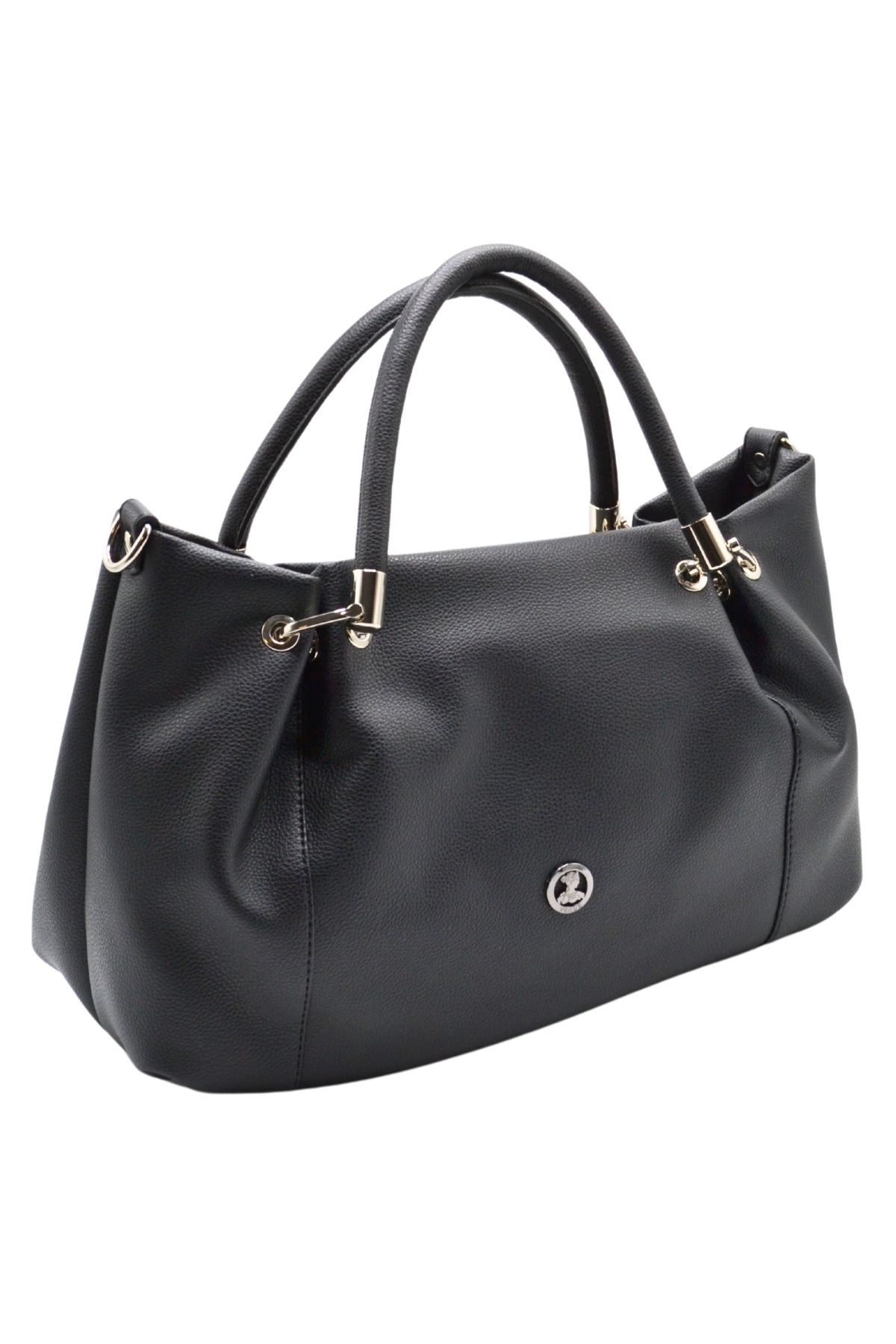 Venüs Deri Kadın Kol Çantası Siyah C2490302K