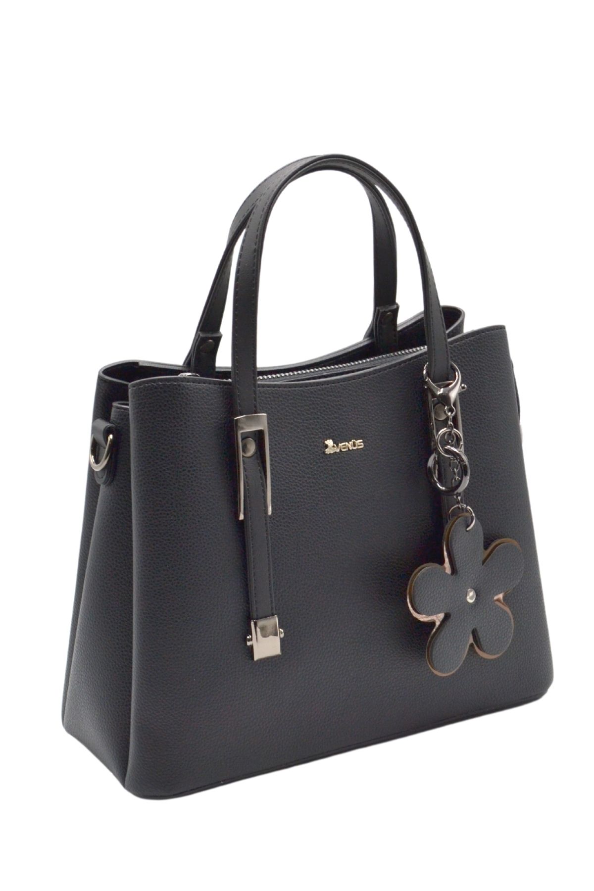 Venüs Deri Kadın Kol Çantası Siyah C2490807K - Thumbnail