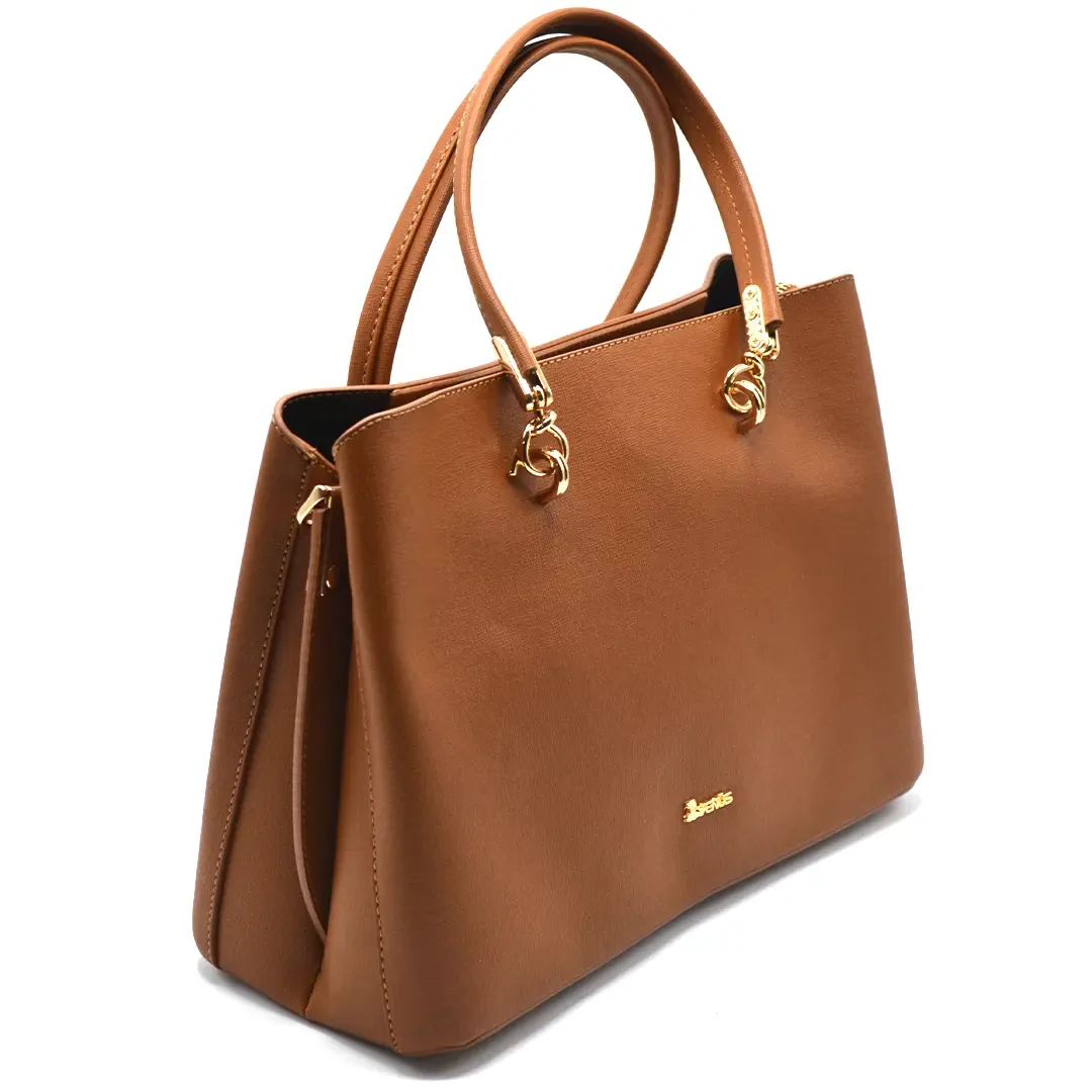 Venüs Deri Kadın Kol Çantası Taba C2390057K - Thumbnail