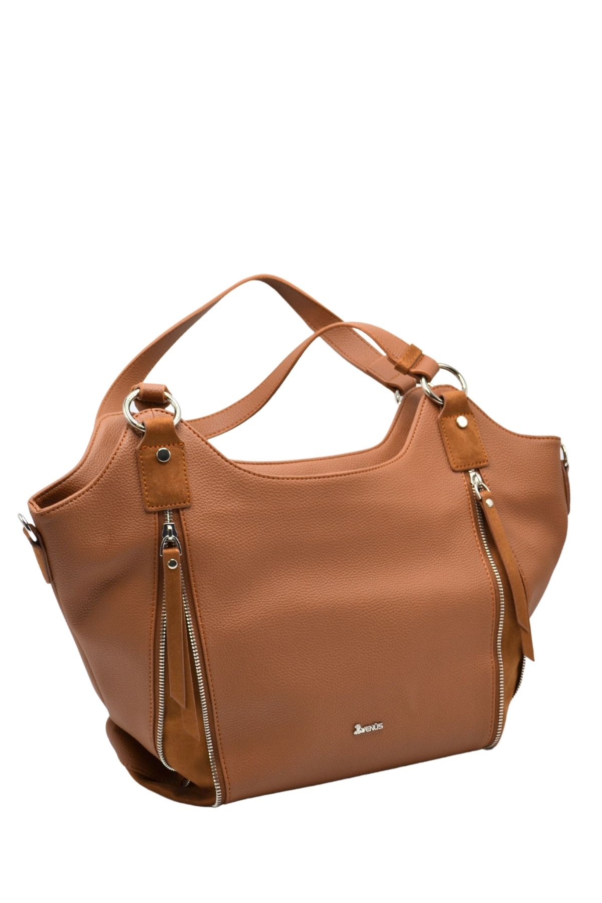 Venüs Deri Kadın Kol Çantası Taba C2490906K - Thumbnail