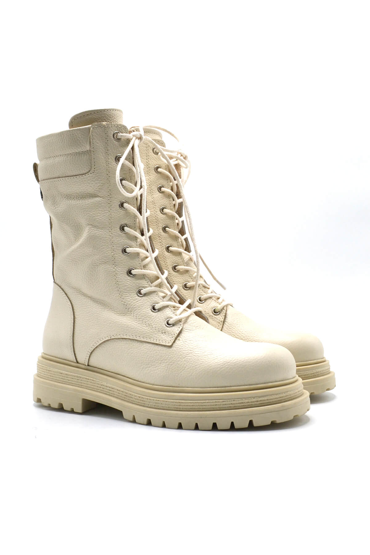 Venüs - Venüs Deri Kadın Postal Bot Bej 2152106K